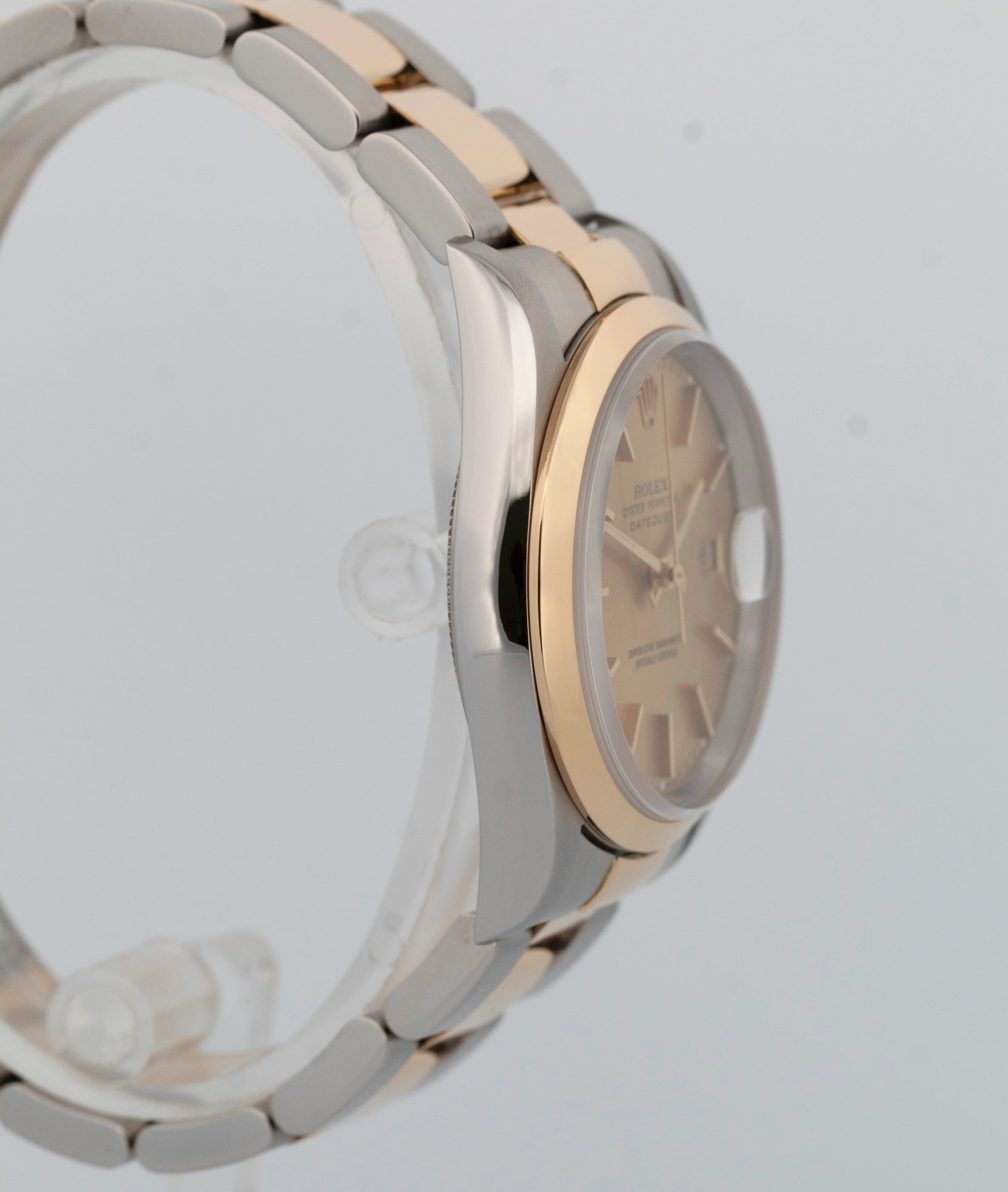 PAPERS Rolex DateJust 36mm Champagne Two-Tone 18K Gold Oyster 16203 Watch BOX - Image 4
