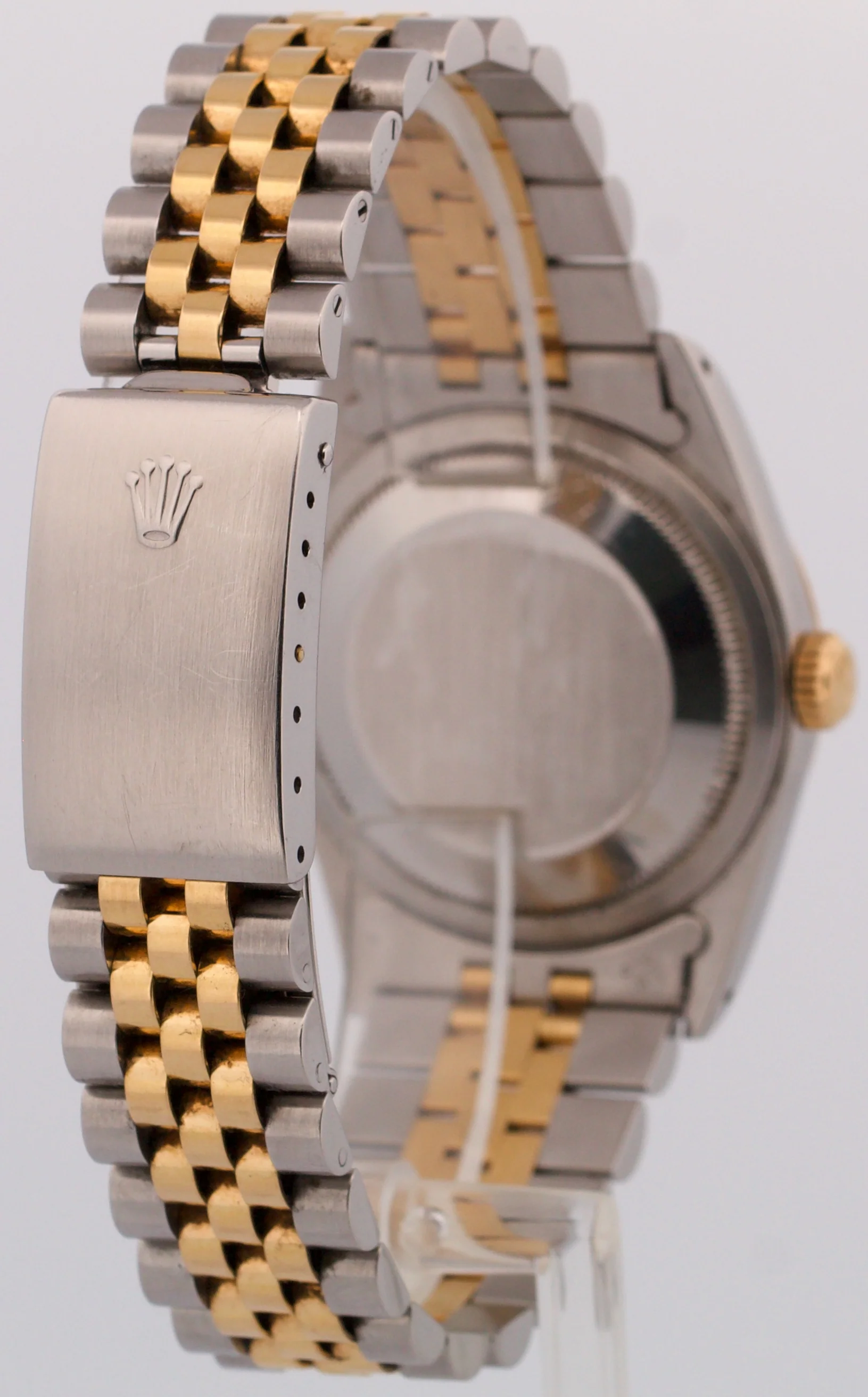 PAPERS Rolex DateJust 36mm FACTORY BLACK DIAMOND 18K Steel JUBILEE 16233 BOX - Image 6