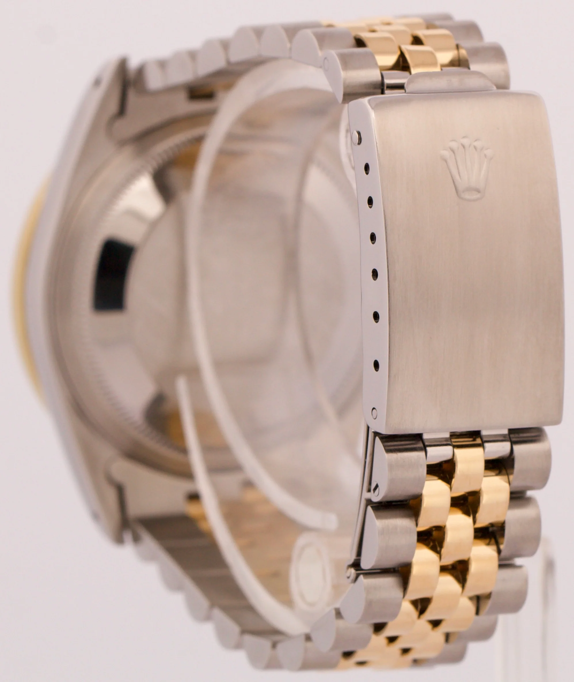 PAPERS Rolex DateJust 36mm MOP DIAMOND 18K Gold Steel JUBILEE Watch 16233 BOX - Image 5