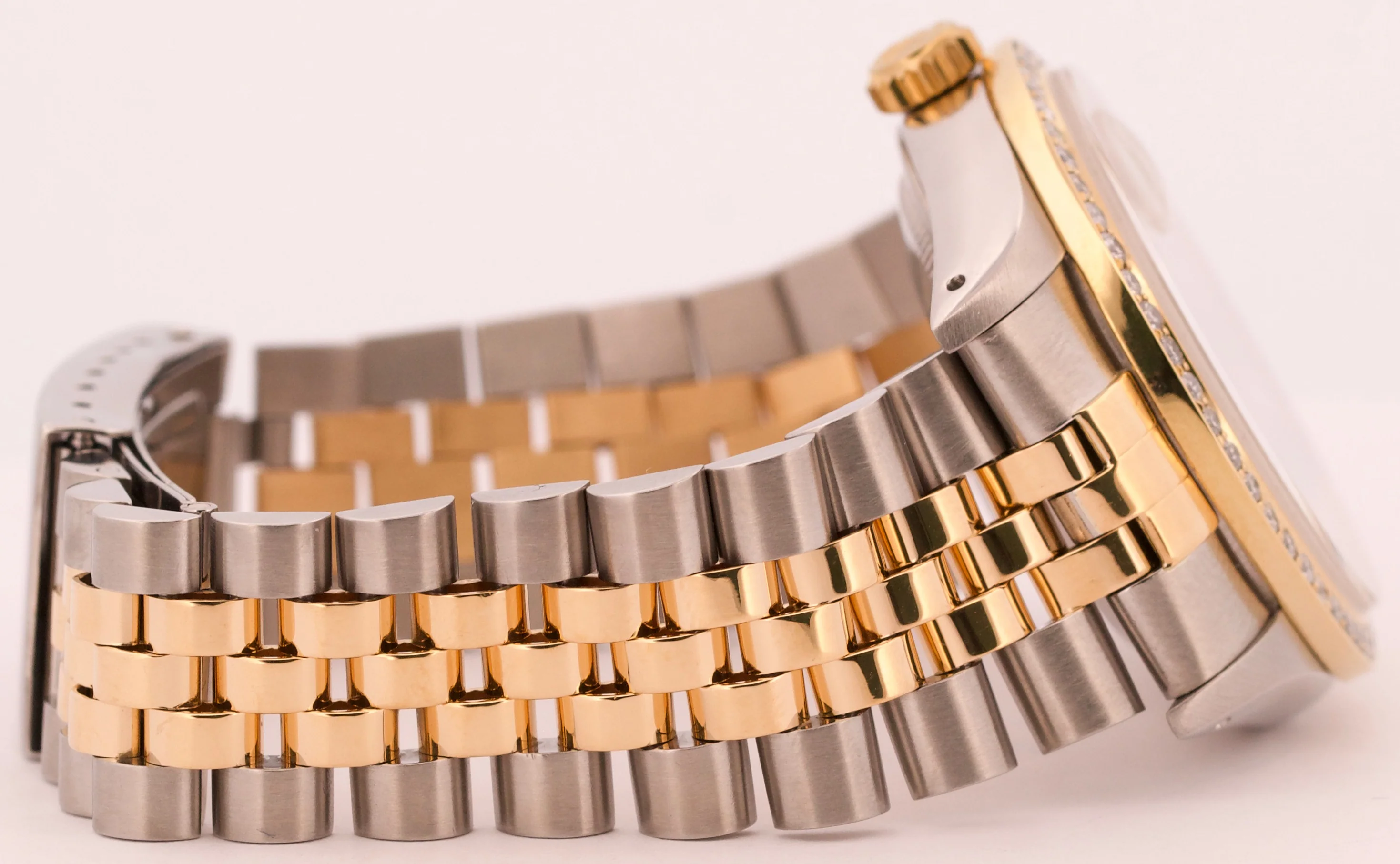 PAPERS Rolex DateJust 36mm MOP DIAMOND 18K Gold Steel JUBILEE Watch 16233 BOX - Image 8