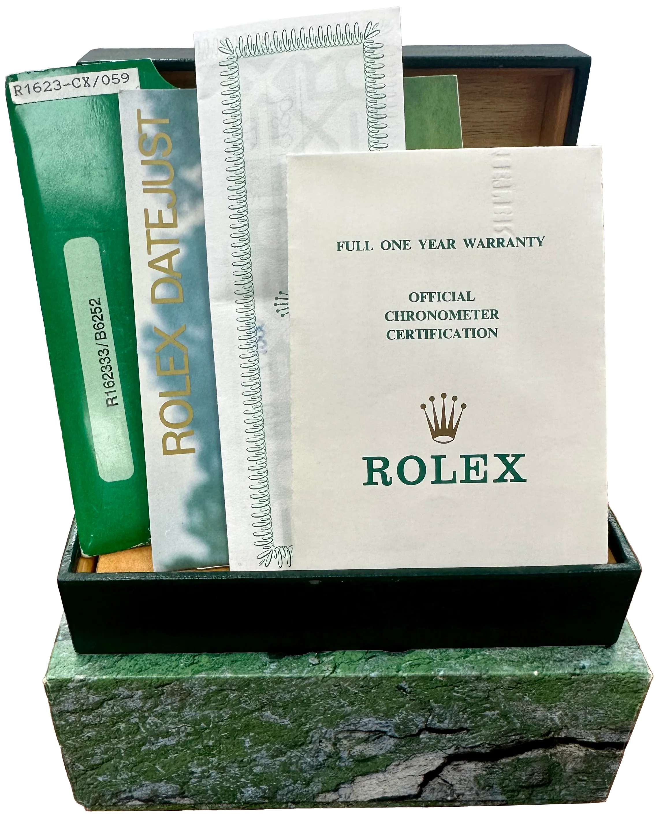 PAPERS Rolex DateJust 36mm PAPERS Silver Yellow Gold Stainless Watch 16233 BOX - Image 2