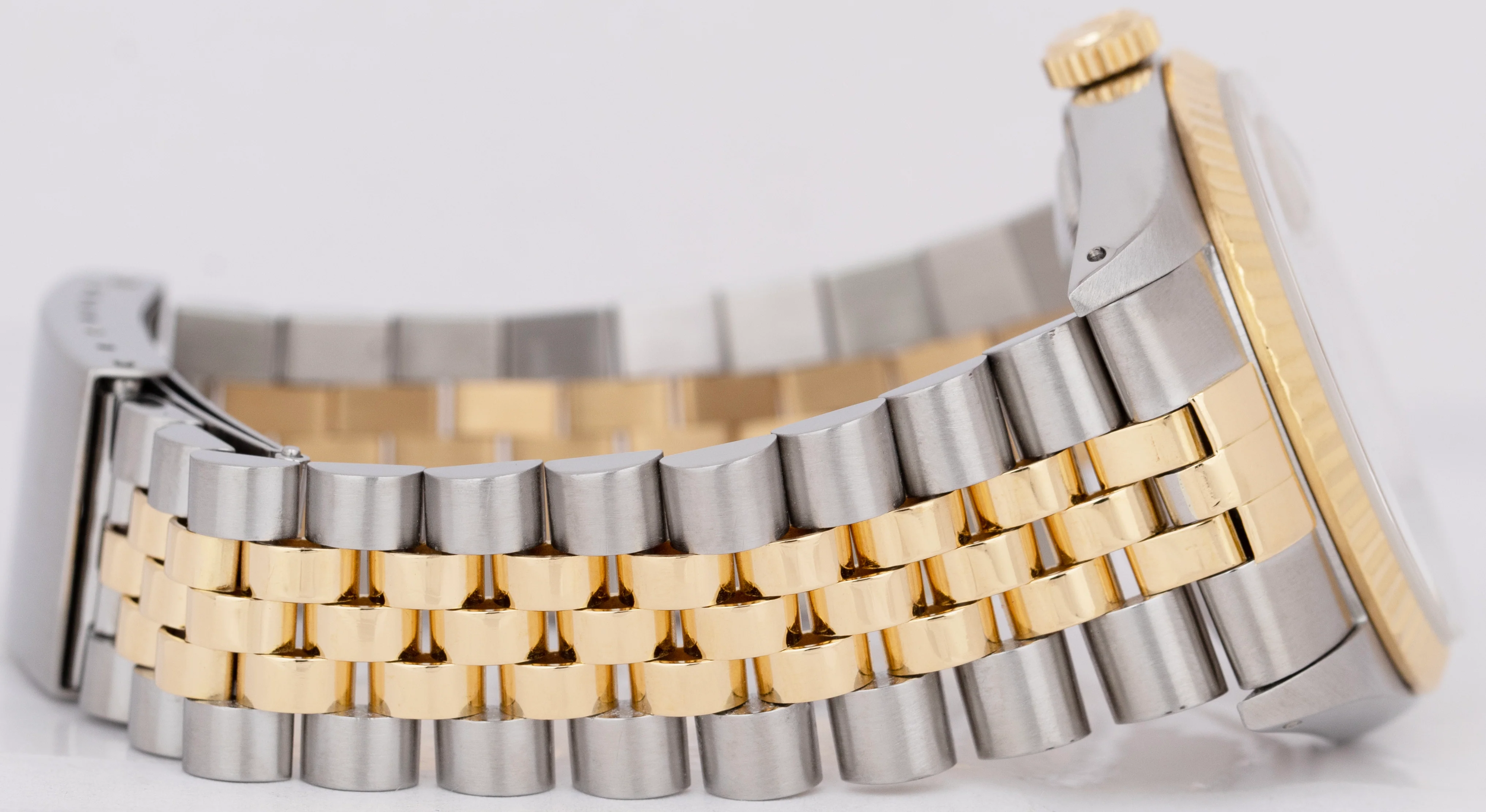 PAPERS Rolex DateJust 36mm PAPERS Silver Yellow Gold Stainless Watch 16233 BOX - Image 7