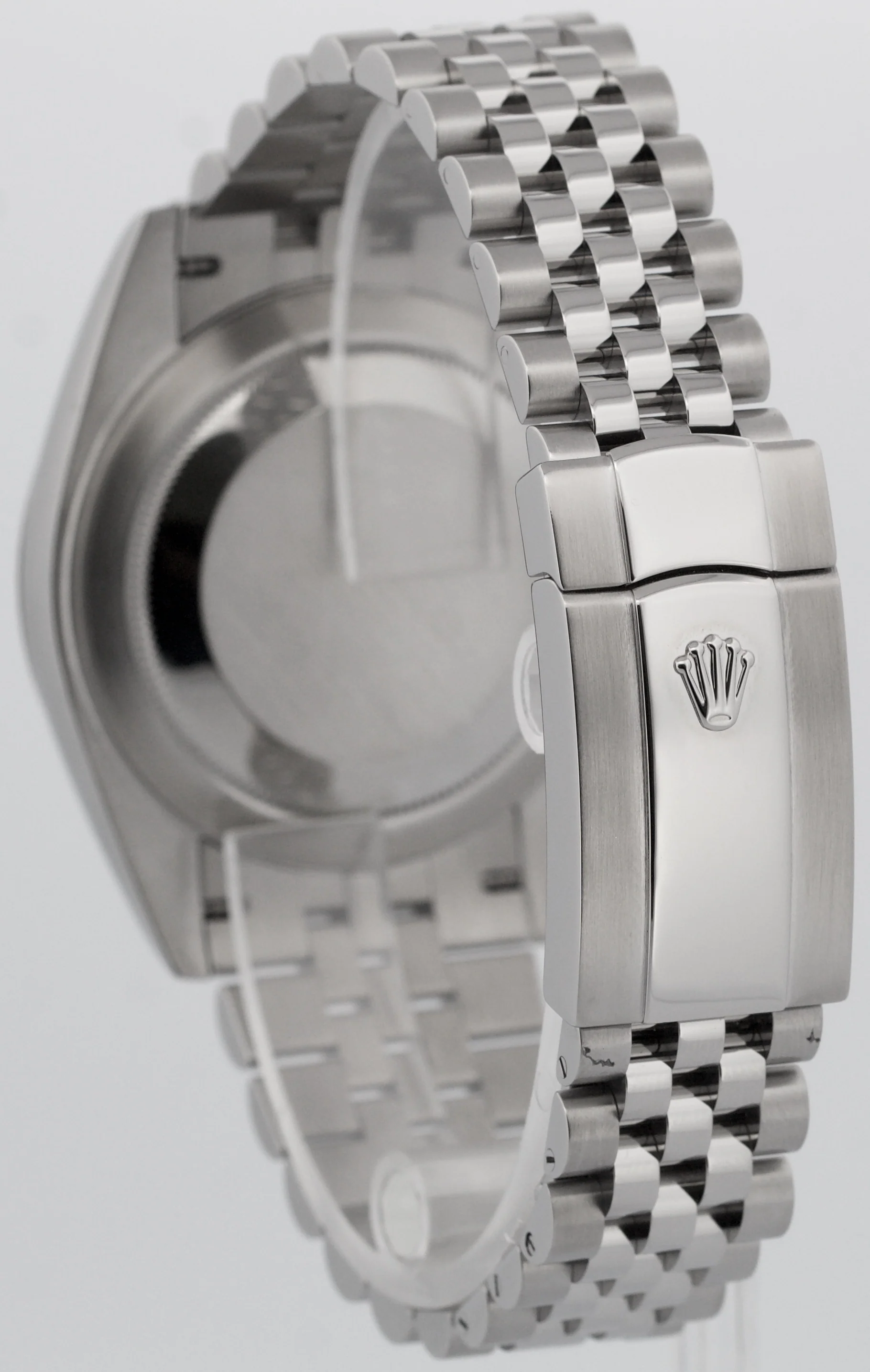 PAPERS Rolex DateJust 41mm BLACK DIAMOND 18K White Gold Steel JUBILEE 126334 BOX - Image 5