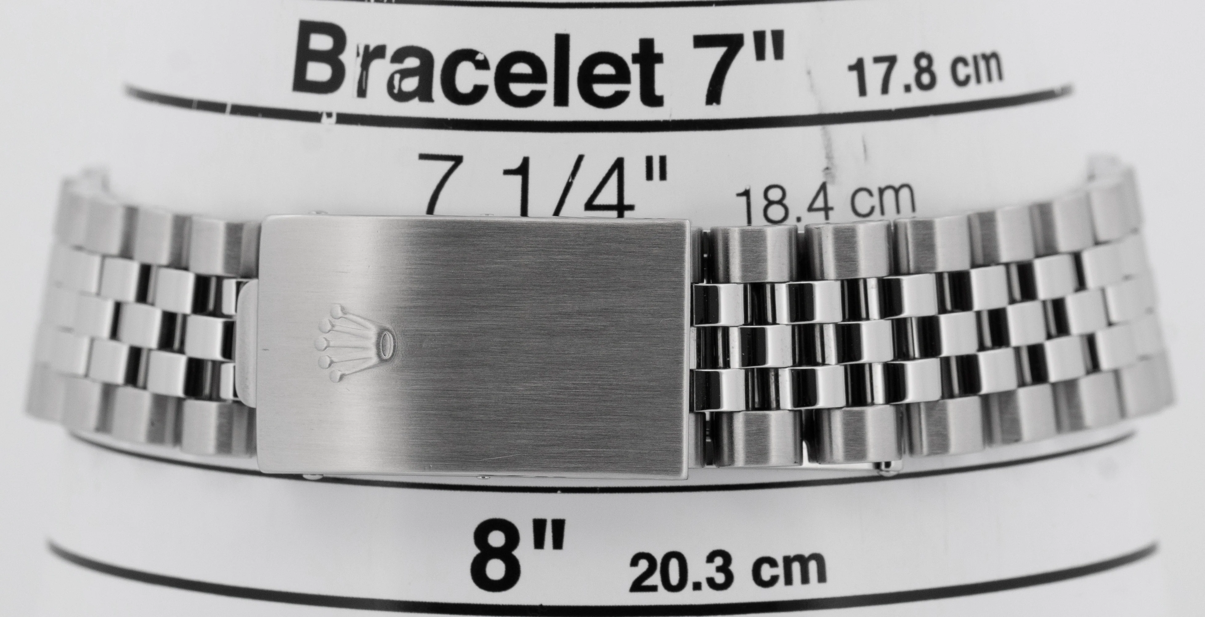 PAPERS Rolex DateJust Blue Roman 36mm Stainless White Gold Watch 16234 BOX - Image 8