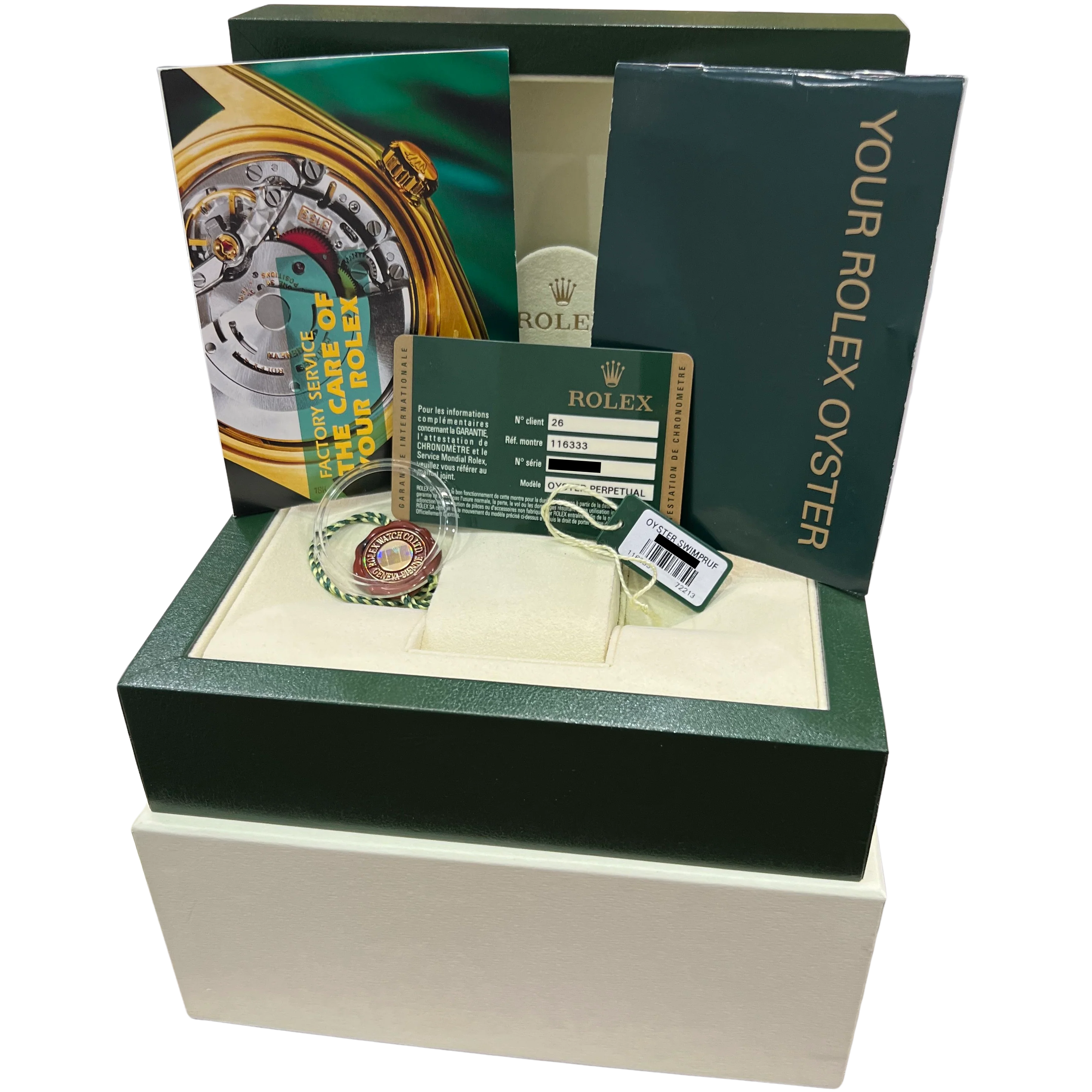 PAPERS Rolex Datejust II WIMBLEDON Rhodium Steel 18K Yellow Gold 41mm 116333 BOX - Image 2