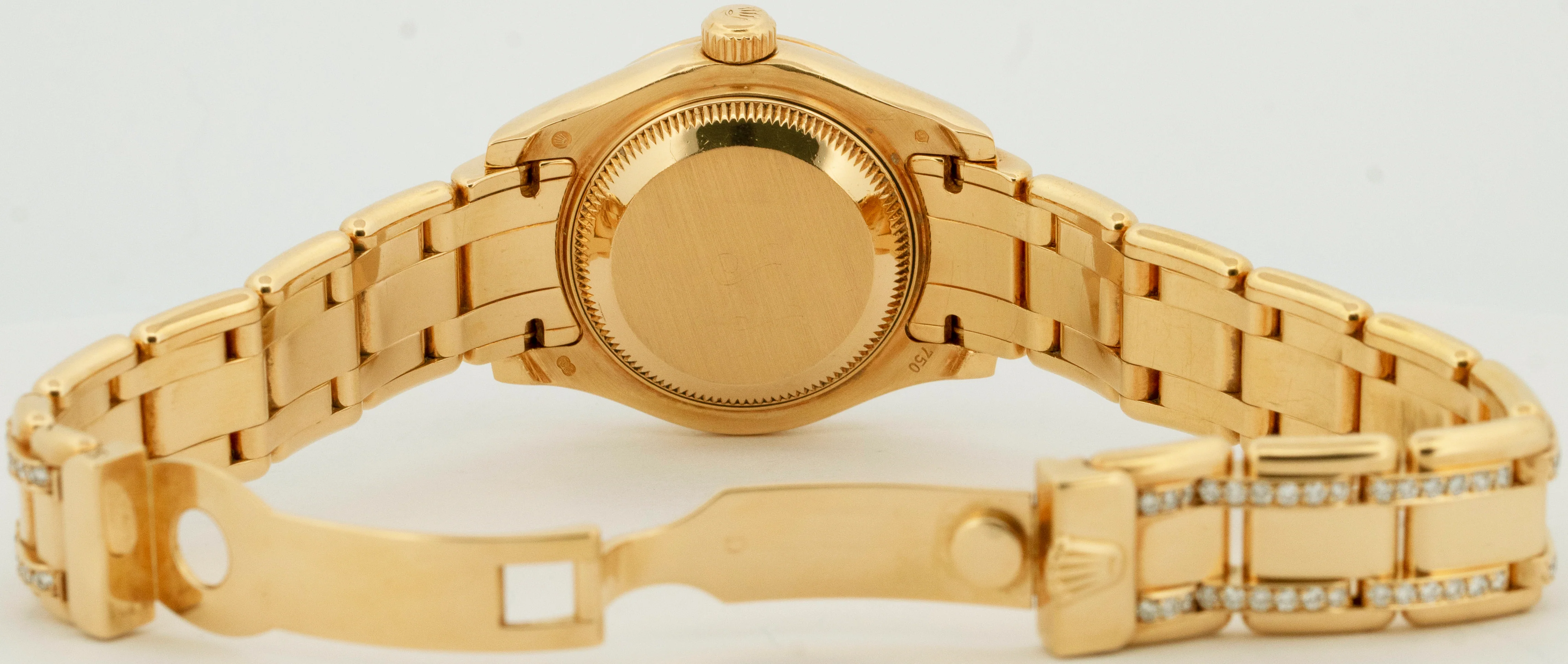 PAPERS Rolex DateJust Pearlmaster 18K Gold MOP DIAMOND 29mm 80298 Watch BOX - Image 6