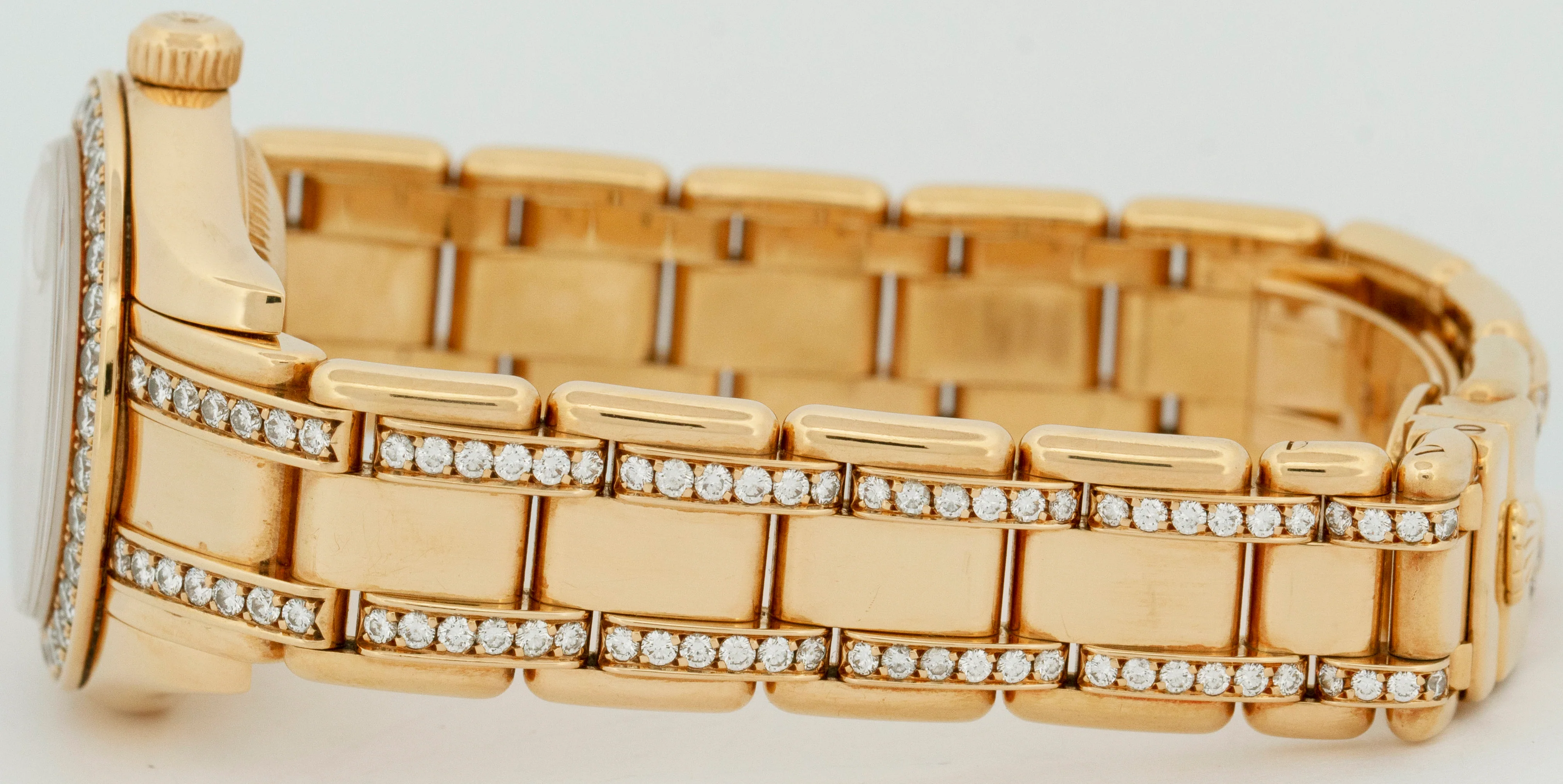 PAPERS Rolex DateJust Pearlmaster 18K Gold MOP DIAMOND 29mm 80298 Watch BOX - Image 8