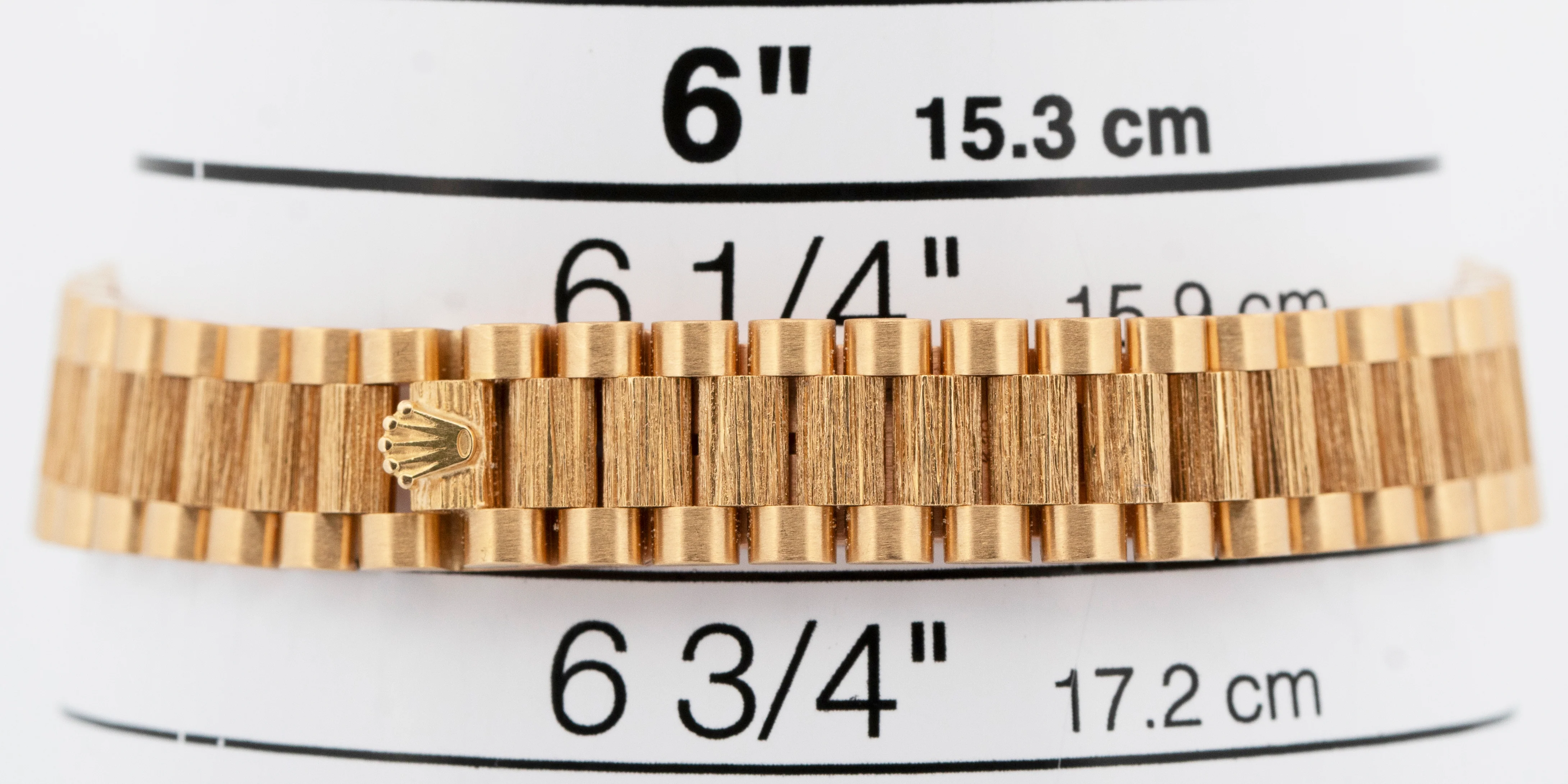 PAPERS Rolex DateJust President 26mm FACTORY DIAMOND BARK 18K Gold 69288 BOX - Image 11