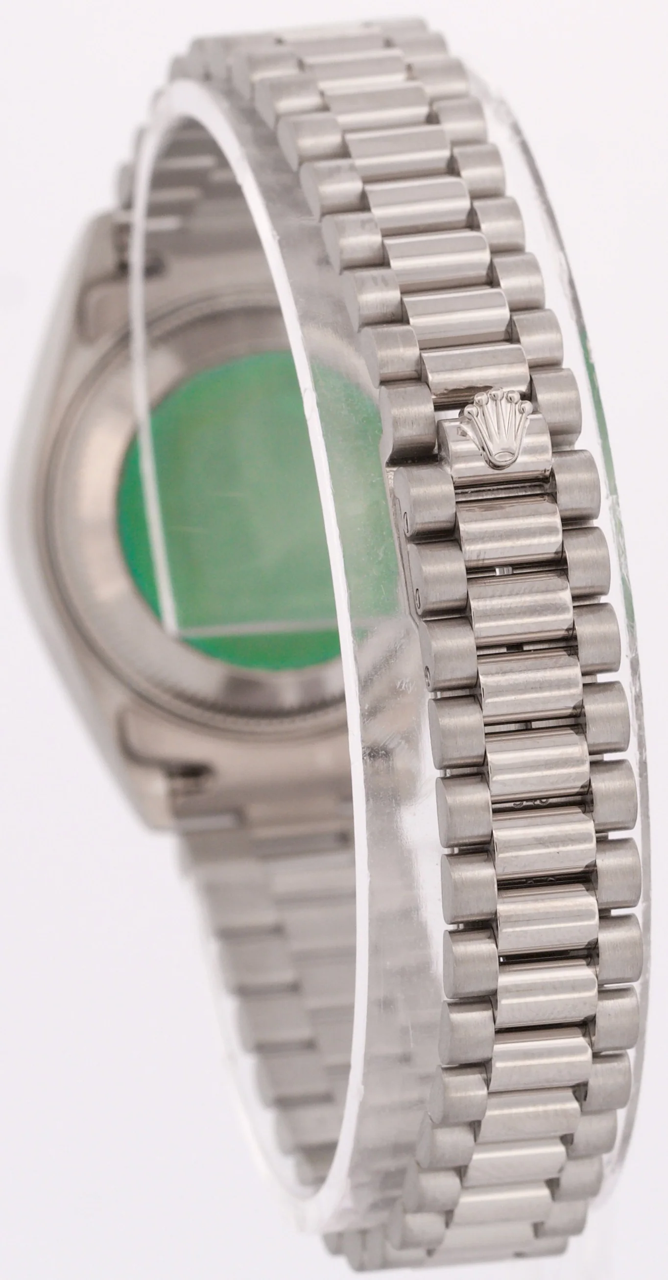 PAPERS Rolex DateJust President 26mm SILVER DIAMOND 18K Gold 69179 BOX - Image 5