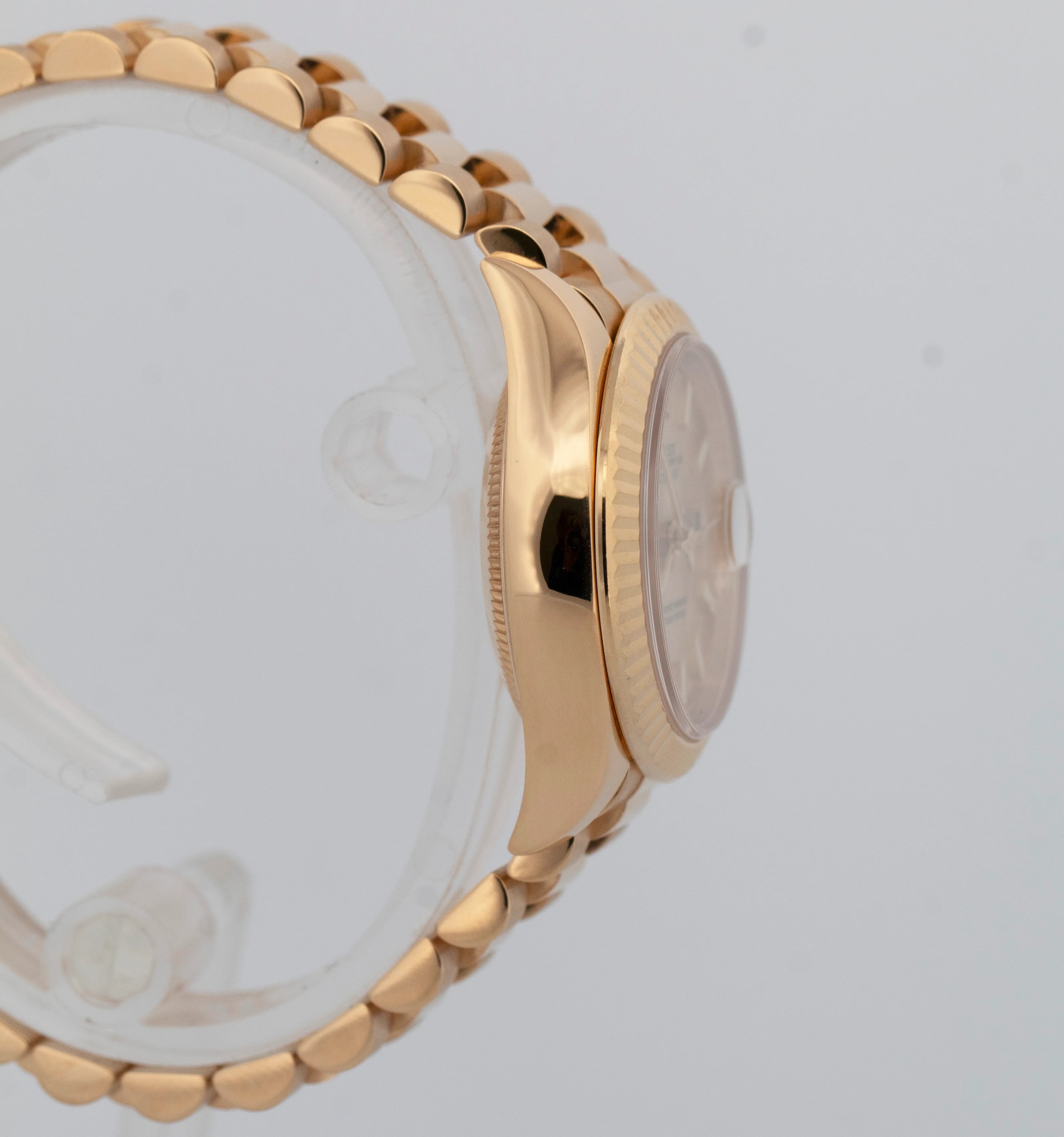 PAPERS Rolex DateJust President 28mm Champagne 18K Yellow Gold 279178 BOX - Image 4