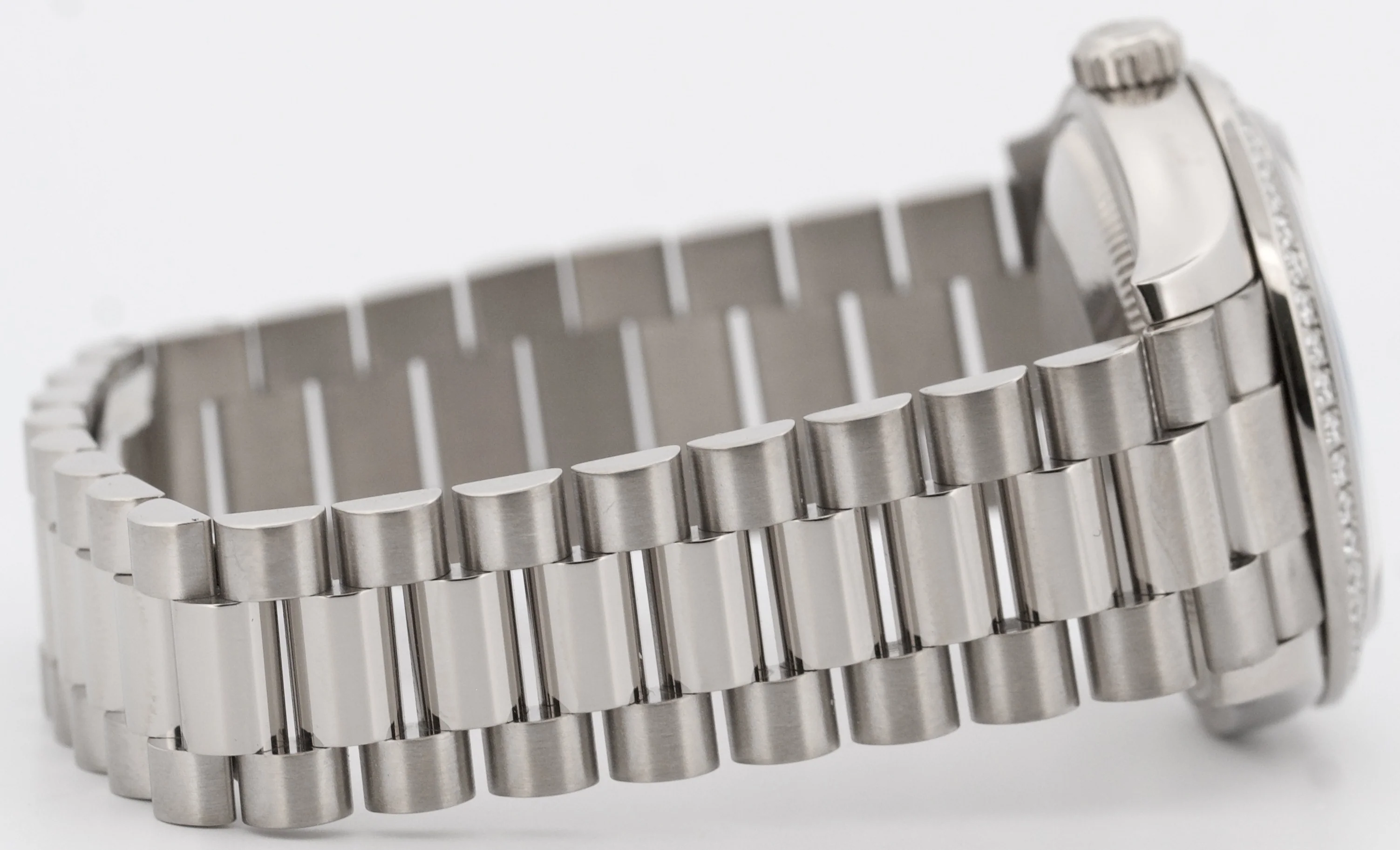 PAPERS Rolex DateJust President 31mm 18k FACTORY RHODIUM DIAMOND 278289RBR BOX - Image 8