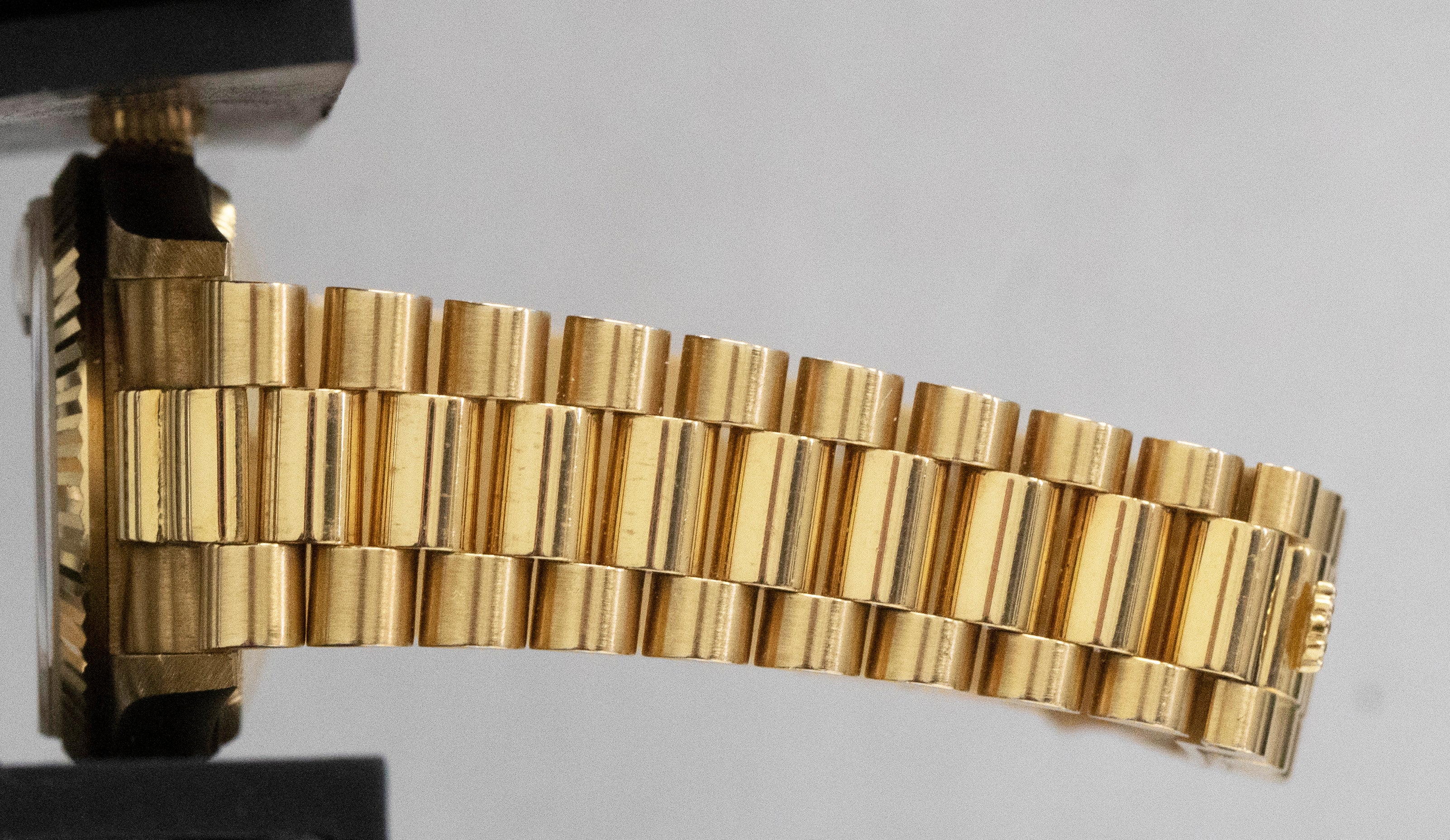 PAPERS Rolex DateJust President 31mm Champagne 18K Yellow Gold 68278 Watch BOX - Image 10
