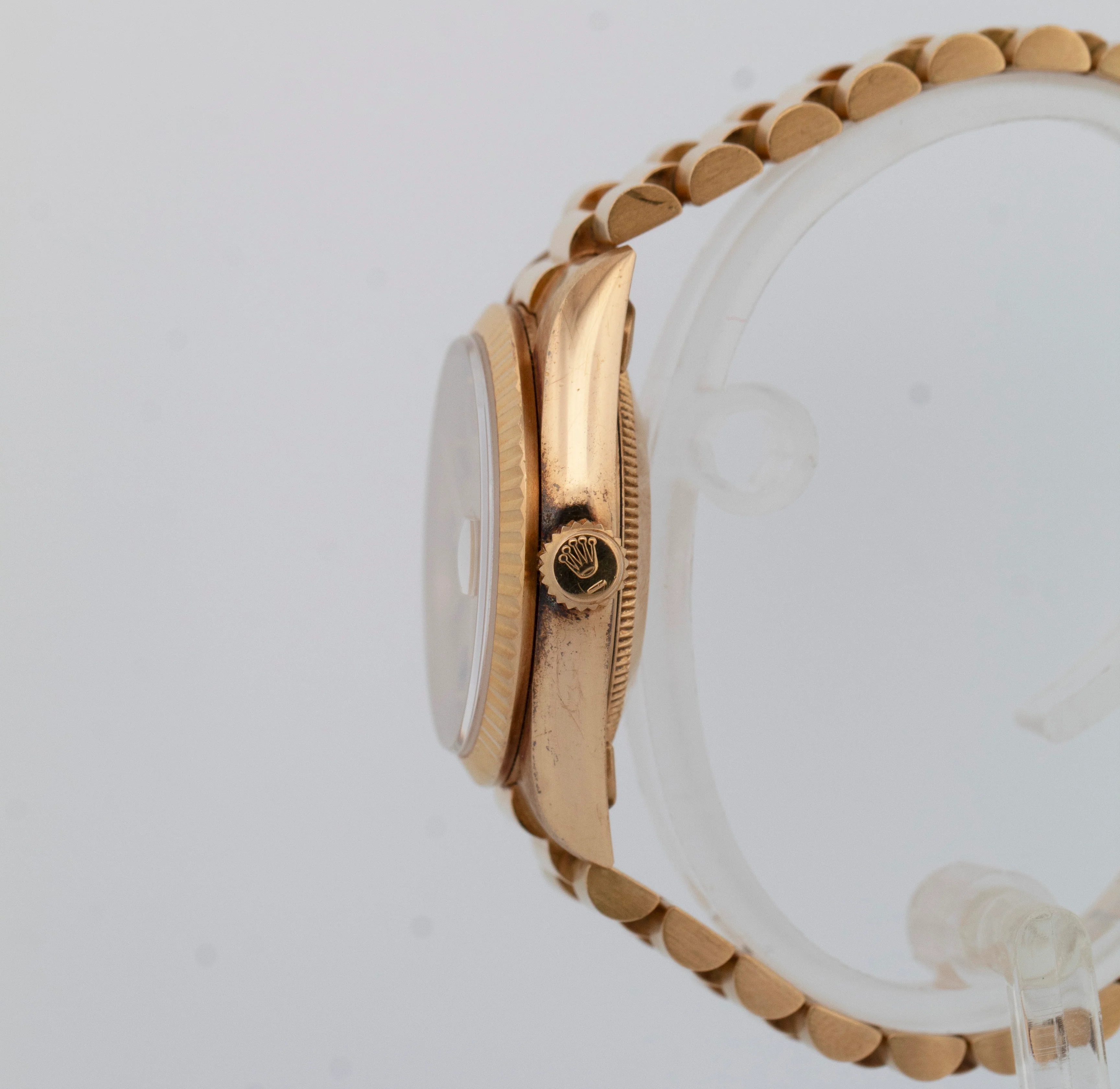PAPERS Rolex DateJust President 31mm Champagne 18K Yellow Gold 68278 Watch BOX - Image 3