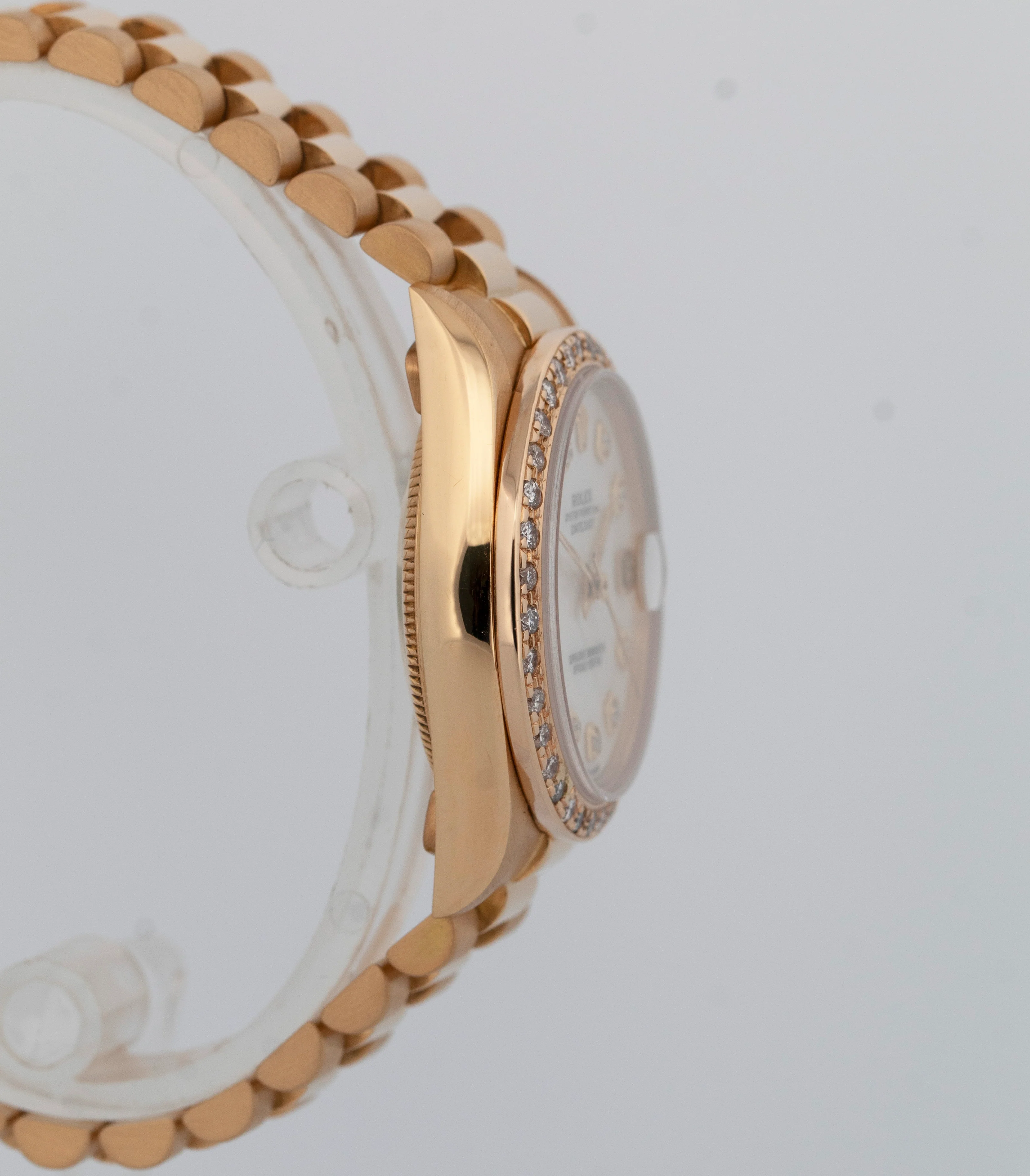 PAPERS Rolex DateJust President MOP DIAMOND 31mm 18K Yellow Gold 68278 BOX - Image 4