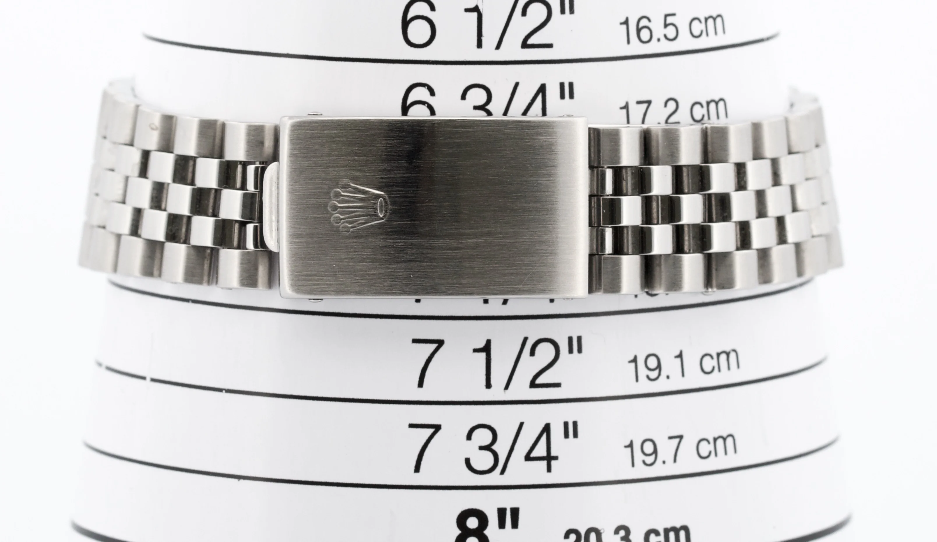 PAPERS Rolex DateJust WHITE 36mm Stainless Steel Engine-Turned JUBILEE 16220 BOX - Image 8