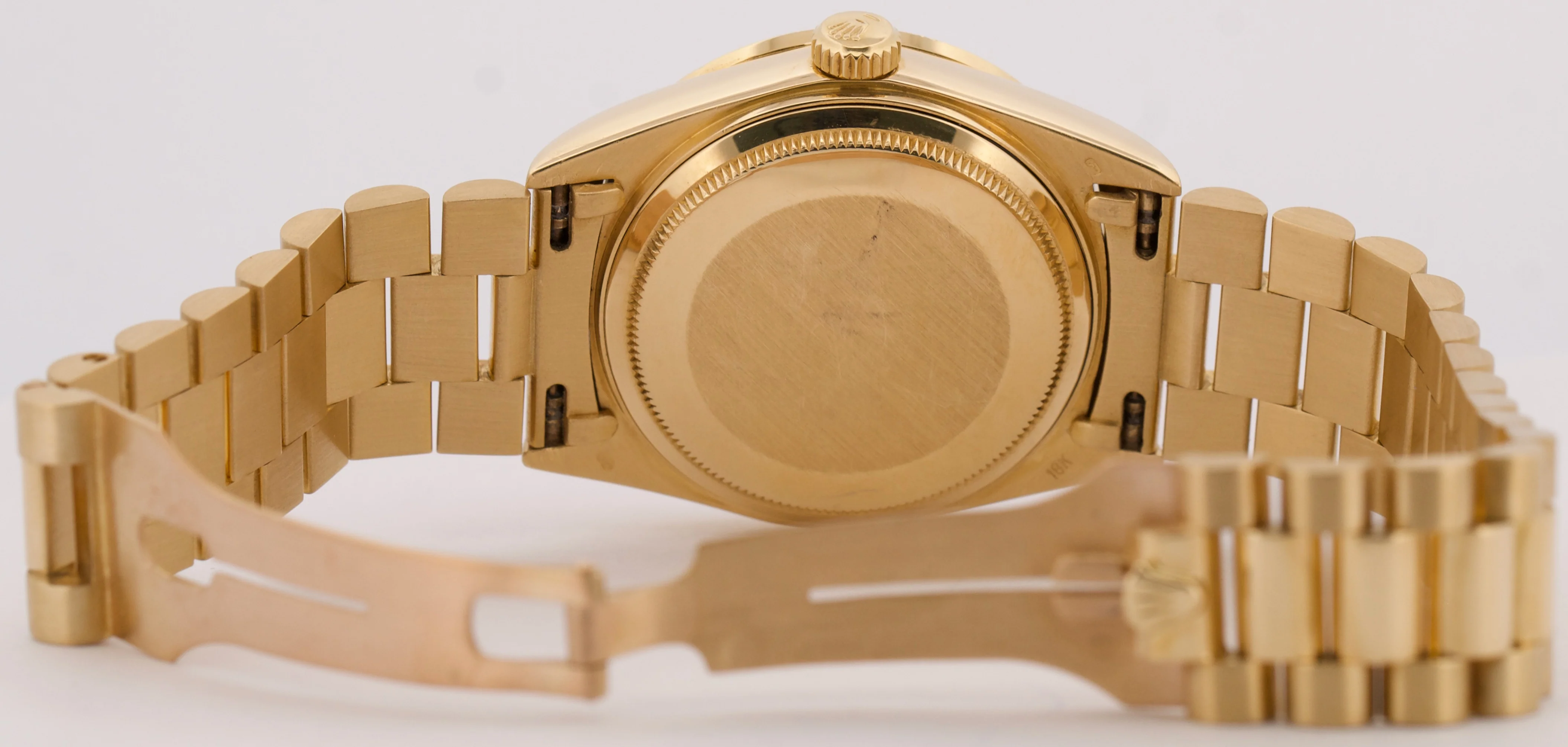PAPERS Rolex Day-Date President 36mm JUBILEE BLACK DIAMOND 18K Gold 18048 BOX - Image 9