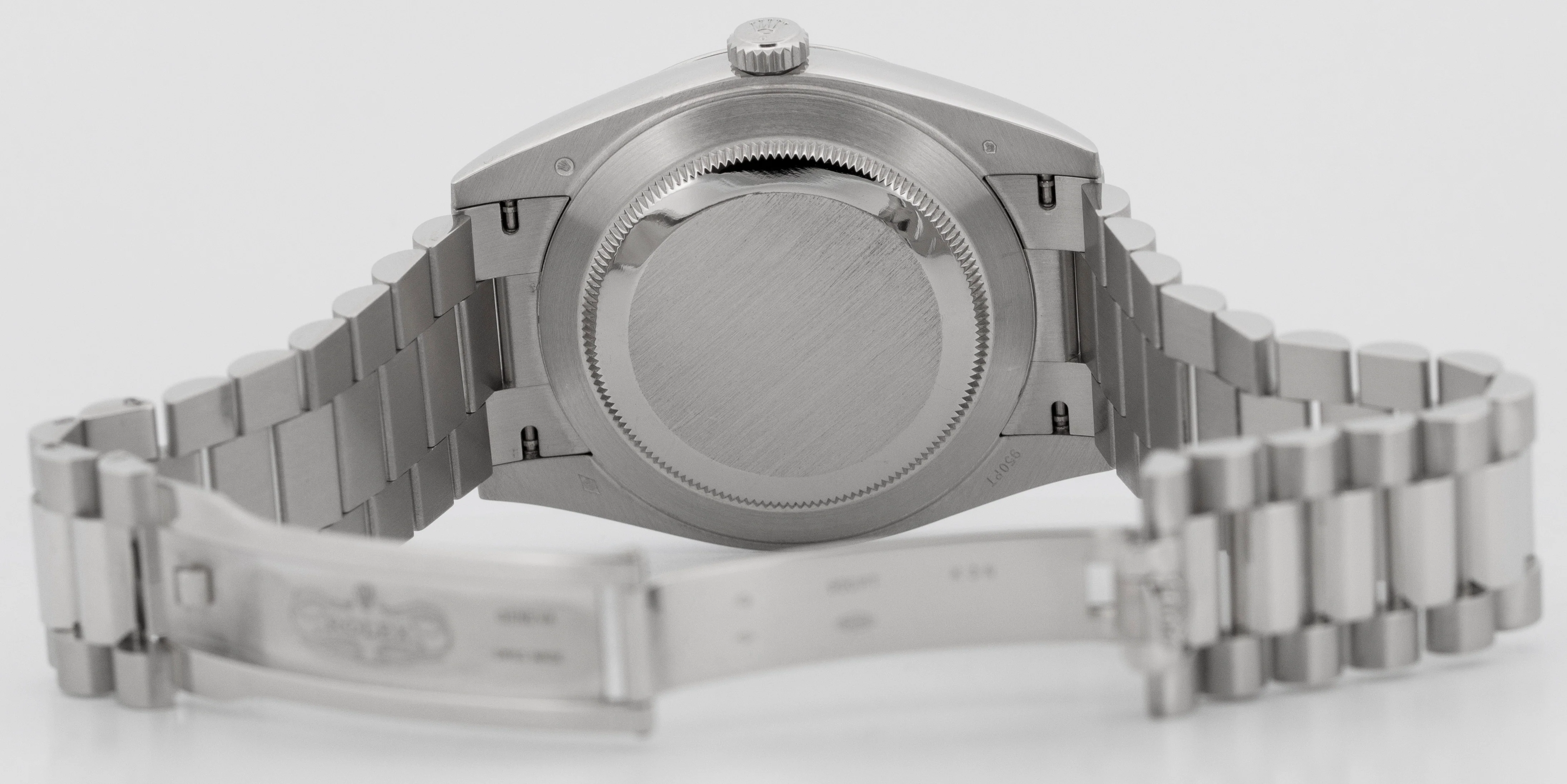 PAPERS Rolex Day-Date President 40mm Platinum Blue Quadrant Glacier 228206 BOX - Image 8
