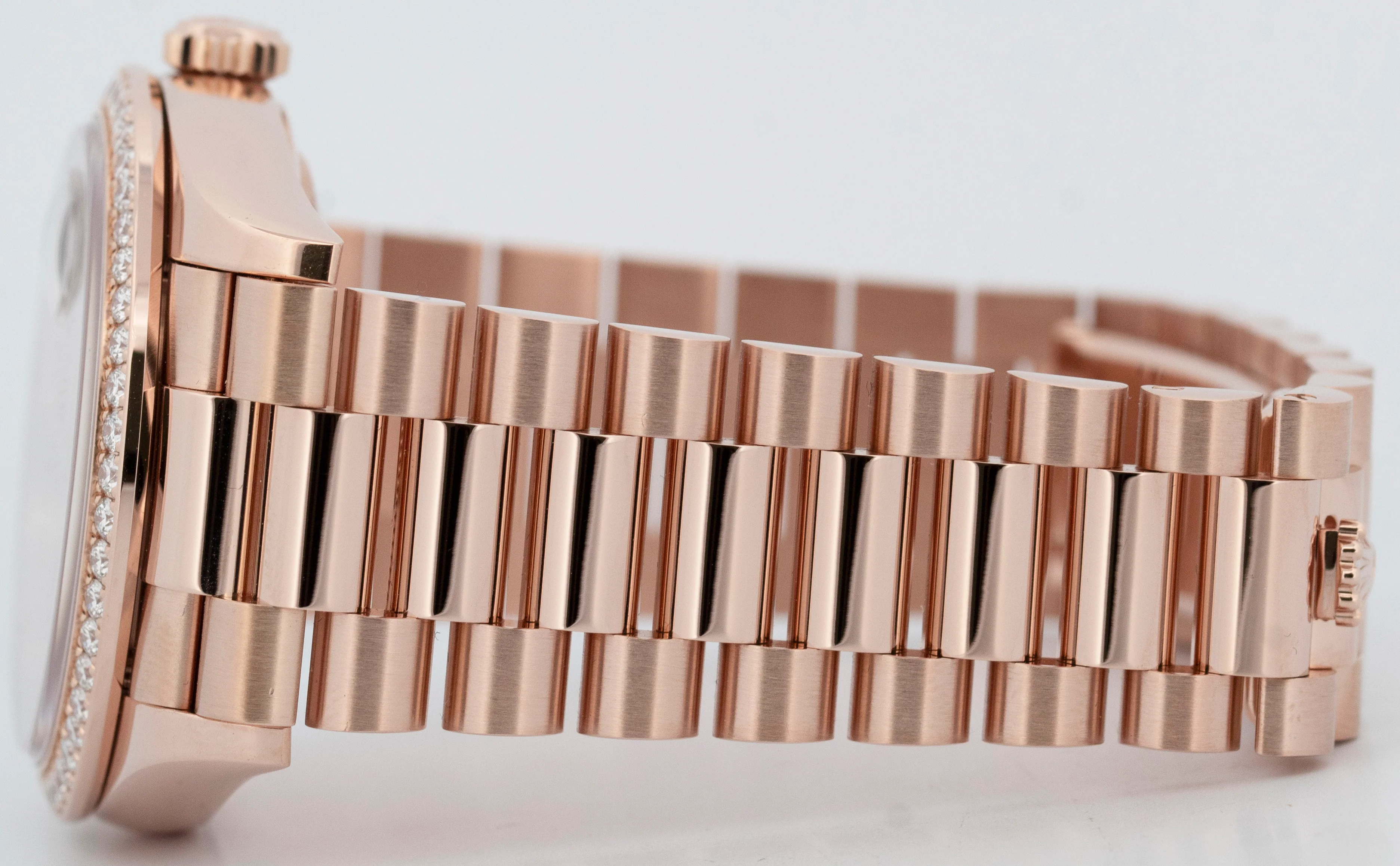 PAPERS Rolex Day-Date President EISENKIESEL DIAMOND 36mm Rose Gold 128345RBR BOX - Image 6
