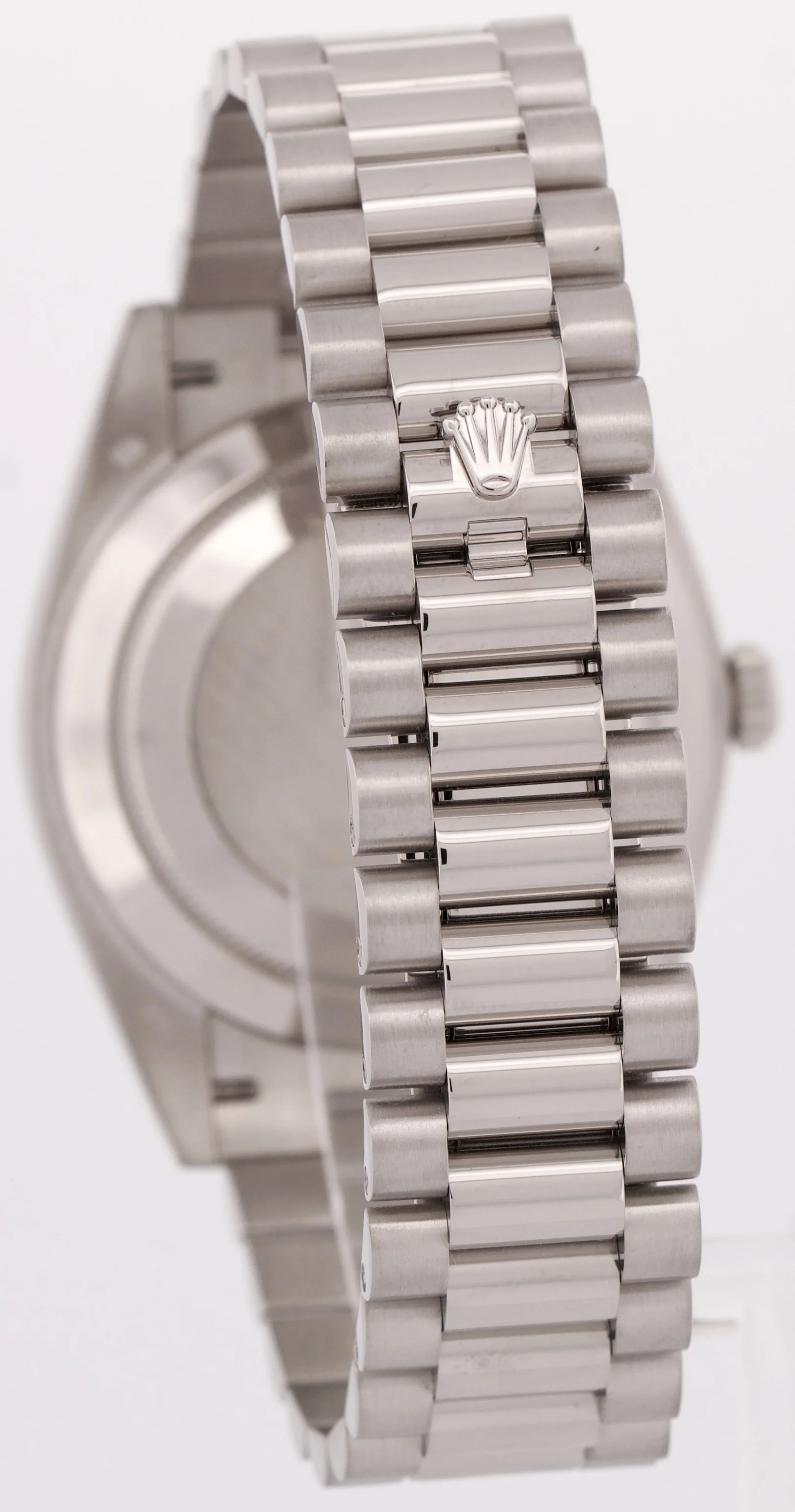 PAPERS Rolex Day-Date President SILVER QUADRANT ROMAN 18K Gold 40mm 228239 BOX - Image 5