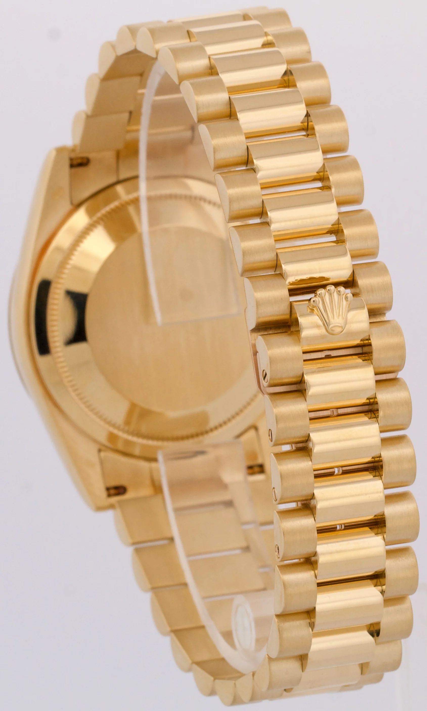 PAPERS Rolex Day-Date President WHITE ROMAN 18K Yellow Gold 36mm 118208 BOX - Image 5