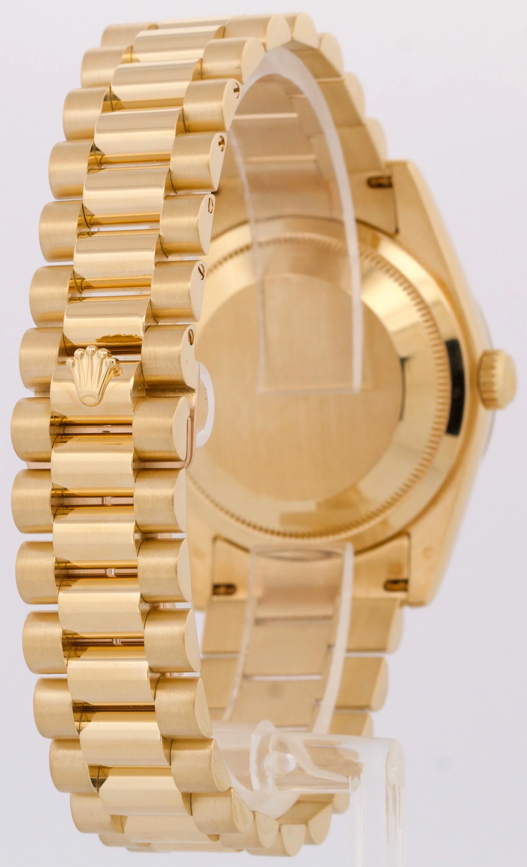 PAPERS Rolex Day-Date President WHITE ROMAN 18K Yellow Gold 36mm 118208 BOX - Image 6