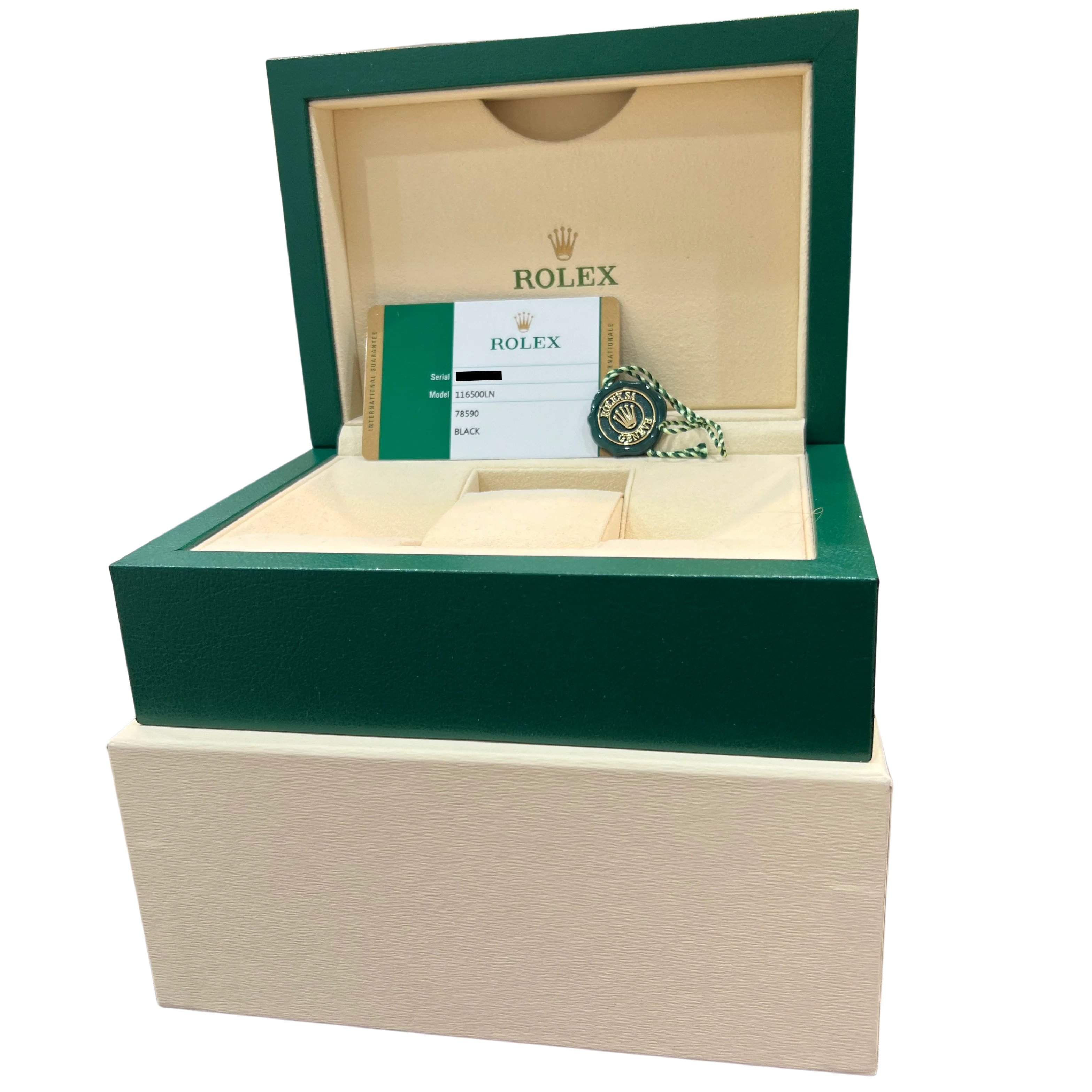 PAPERS Rolex Daytona Cosmograph Black Ceramic Stainless Steel 40mm 116500 LN BOX - Image 2