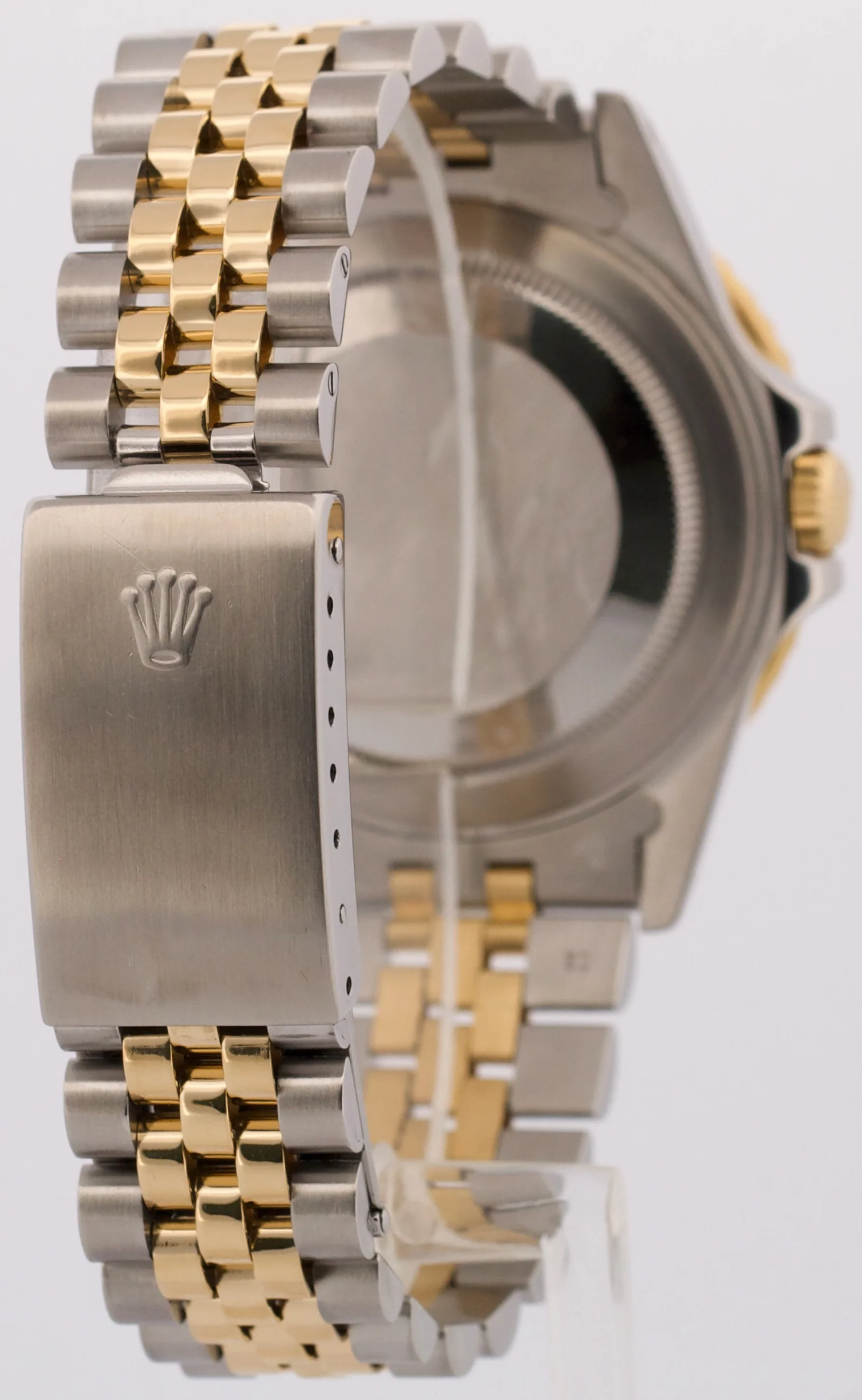 PAPERS Rolex GMT-Master II BLACK 18K Yellow Gold Steel JUBILEE 40mm 16713 BOX - Image 6