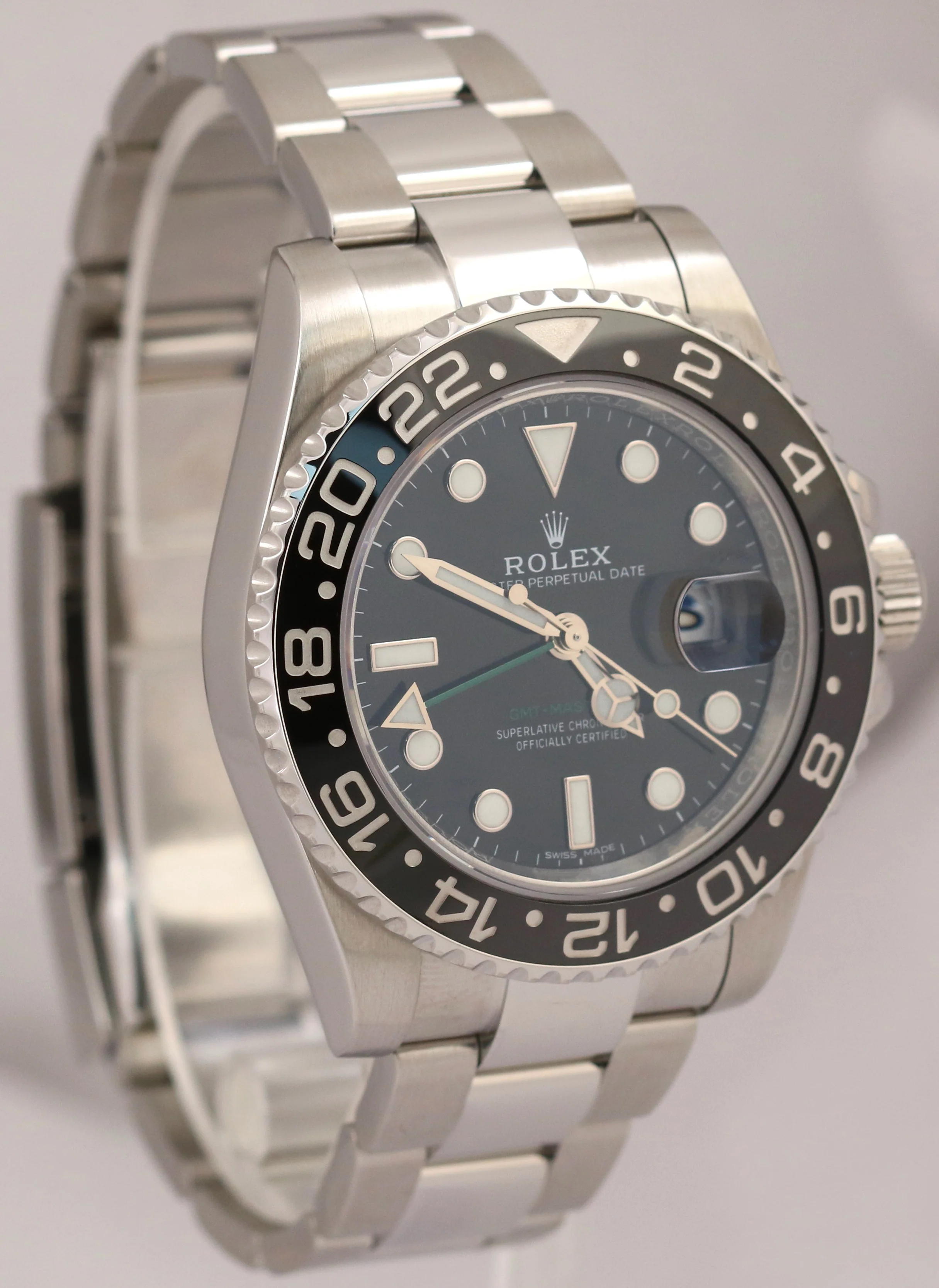 2017 PAPERS Rolex GMT-Master II BLACK Green Steel Ceramic 40mm 116710 LN BOX - Image 4