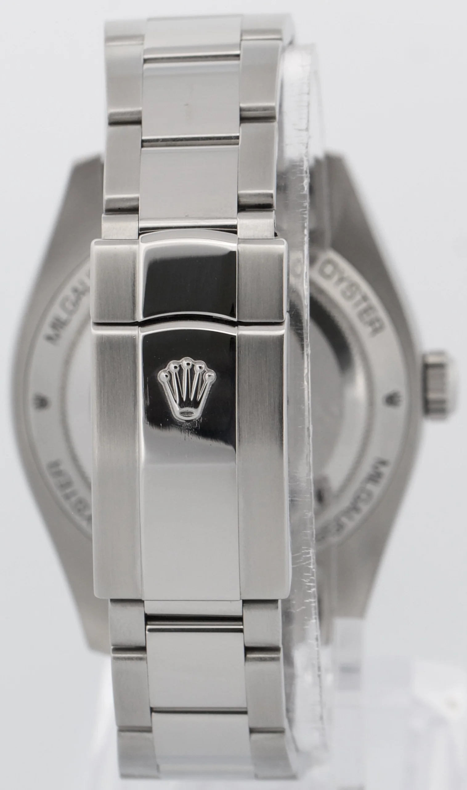 PAPERS Rolex Milgauss Green BLACK 40mm 116400 GV Stainless Steel Watch BOX - Image 5