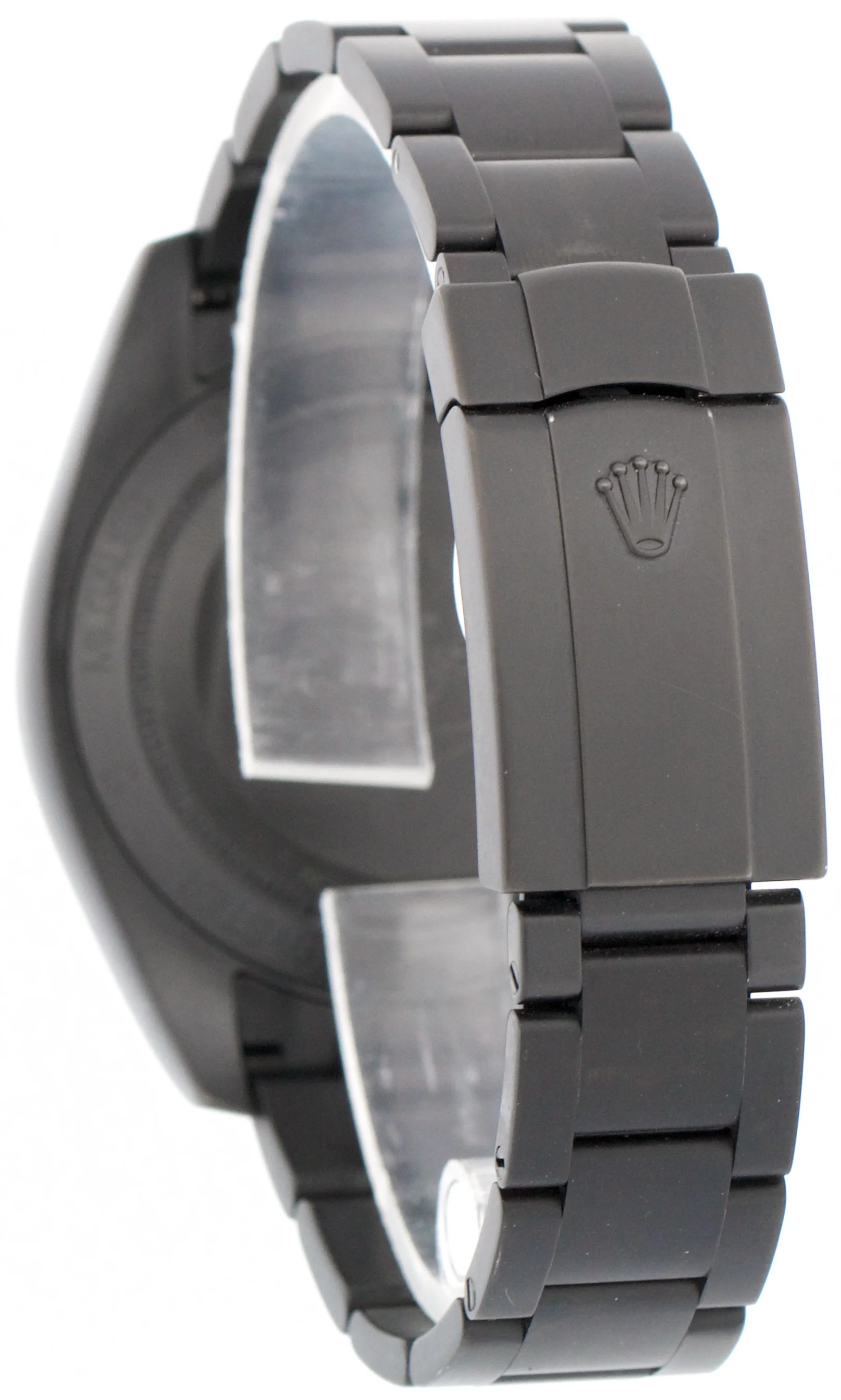 PAPERS Rolex Milgauss PVD BLACK Green 40mm LABEL NOIR Steel Watch 116400 BOX - Image 5