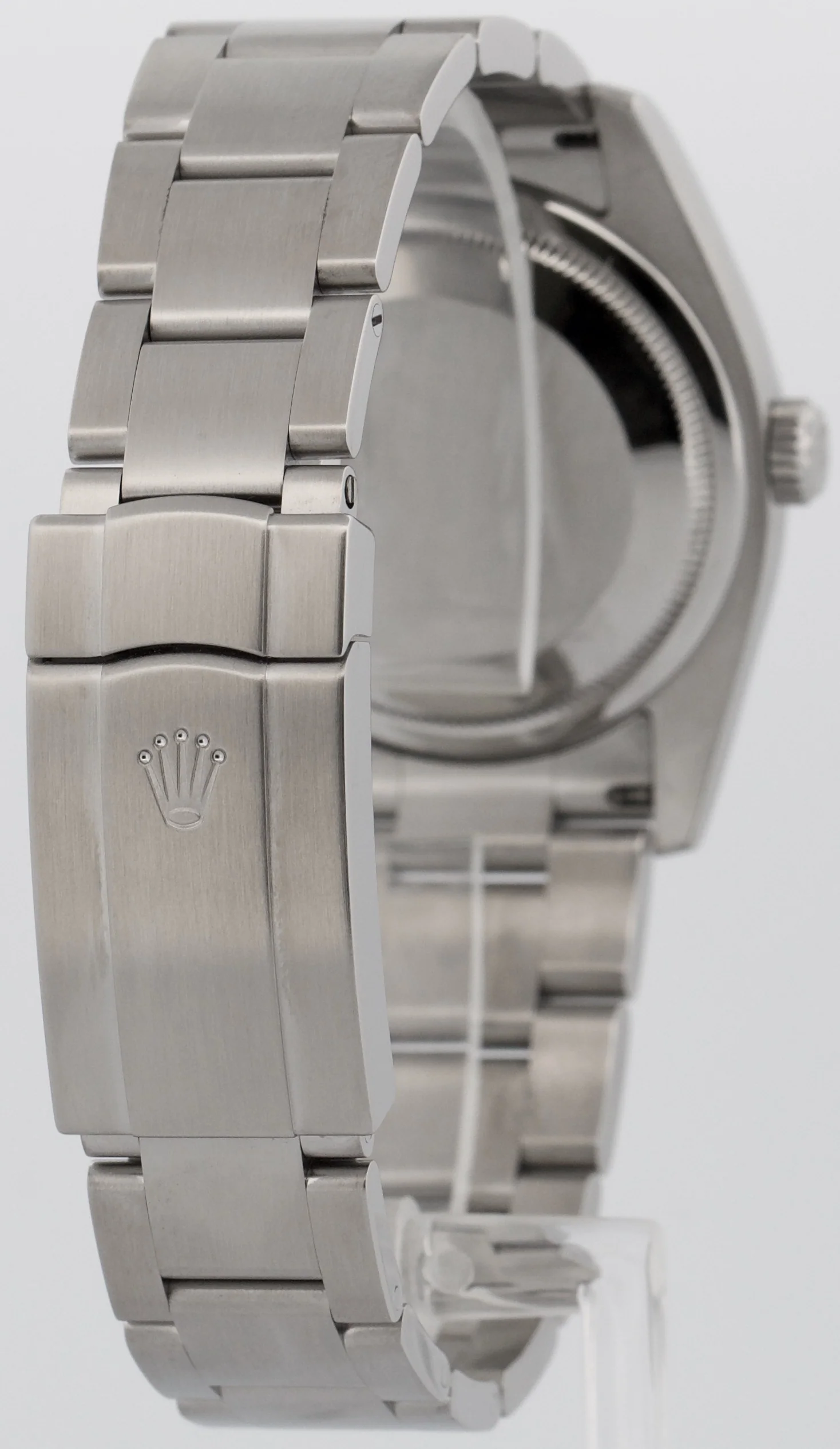 PAPERS Rolex Oyster Perpetual 36mm Black Orange HARLEY Steel Watch 116034 BOX - Image 6