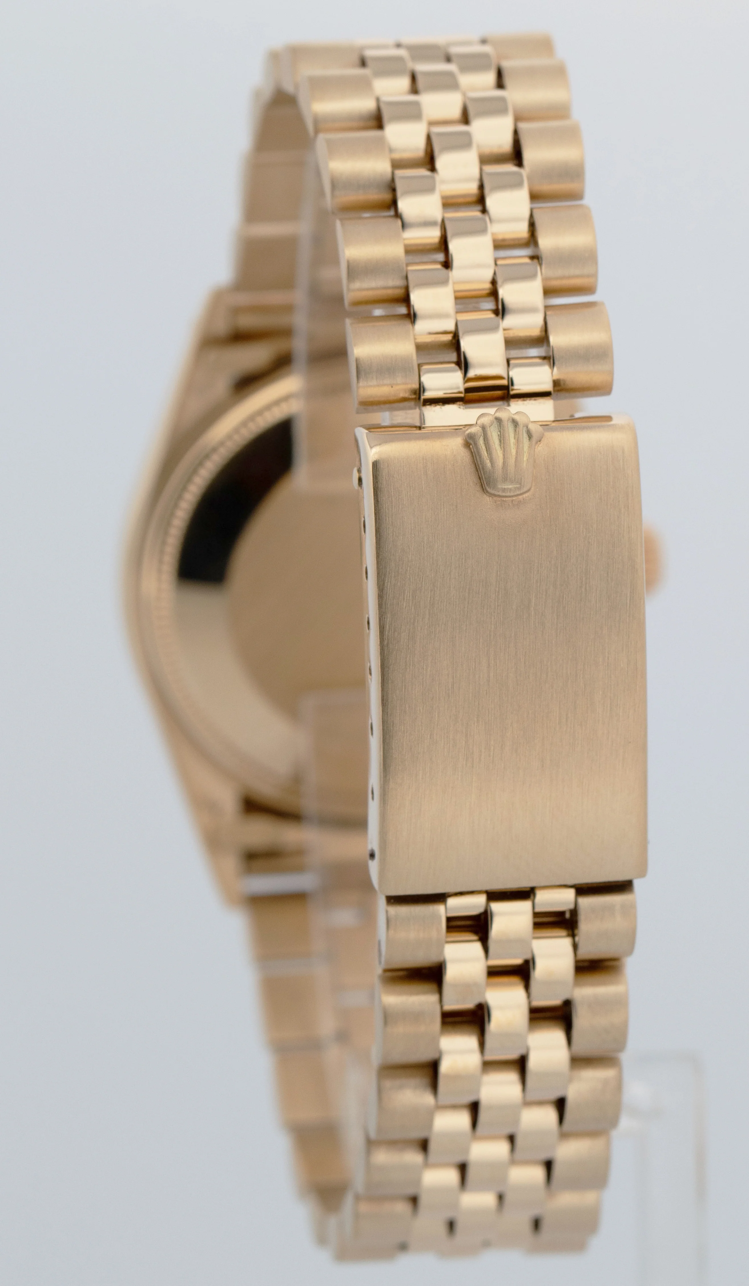 PAPERS Rolex Oyster Perpetual Date 34mm JUBILEE 14K Gold FLUTED 15037 Watch BOX - Image 5