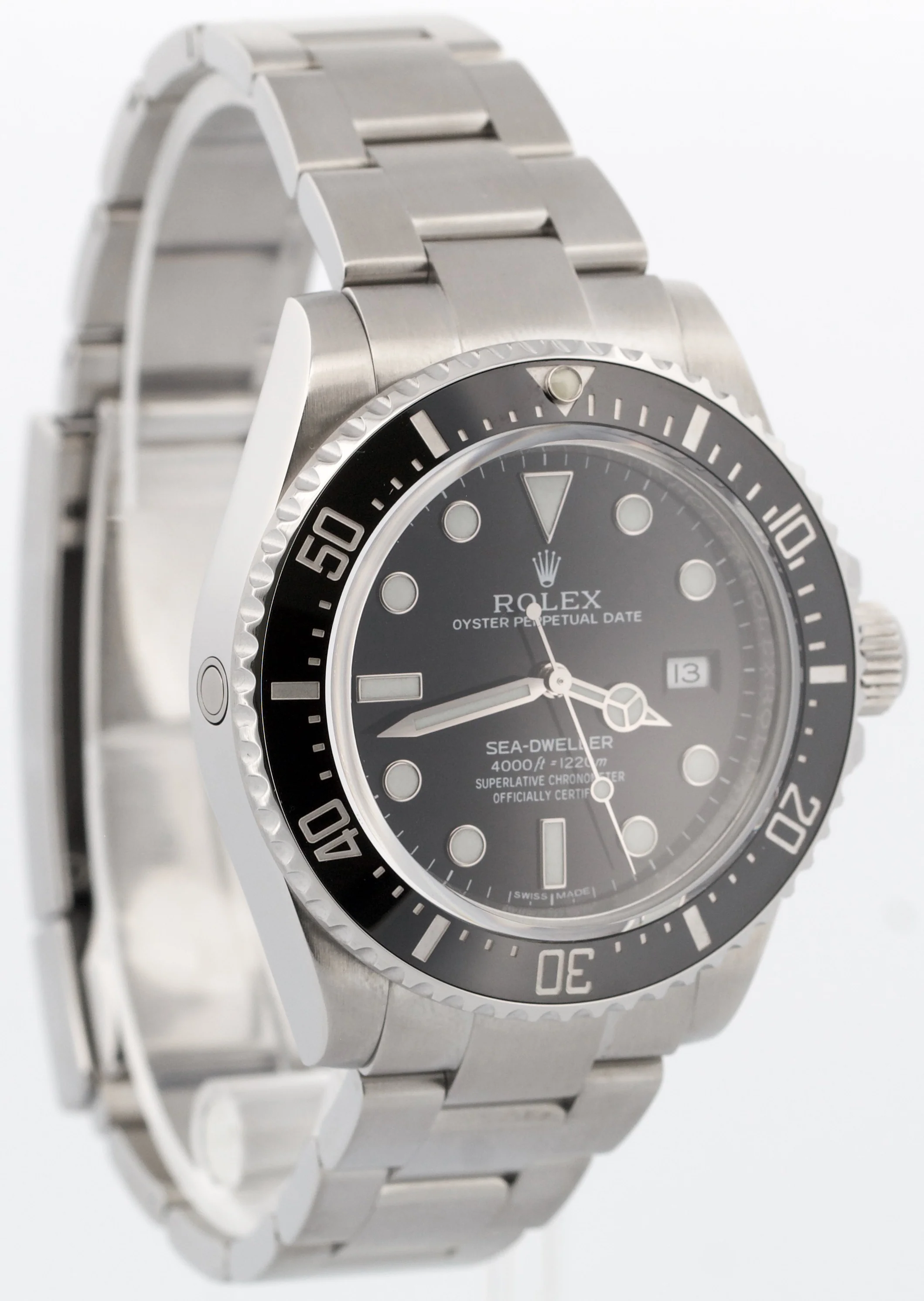 PAPERS Rolex Sea-Dweller 4000 BLACK 40mm Ceramic Steel SD4K Watch 116600 BOX - Image 4