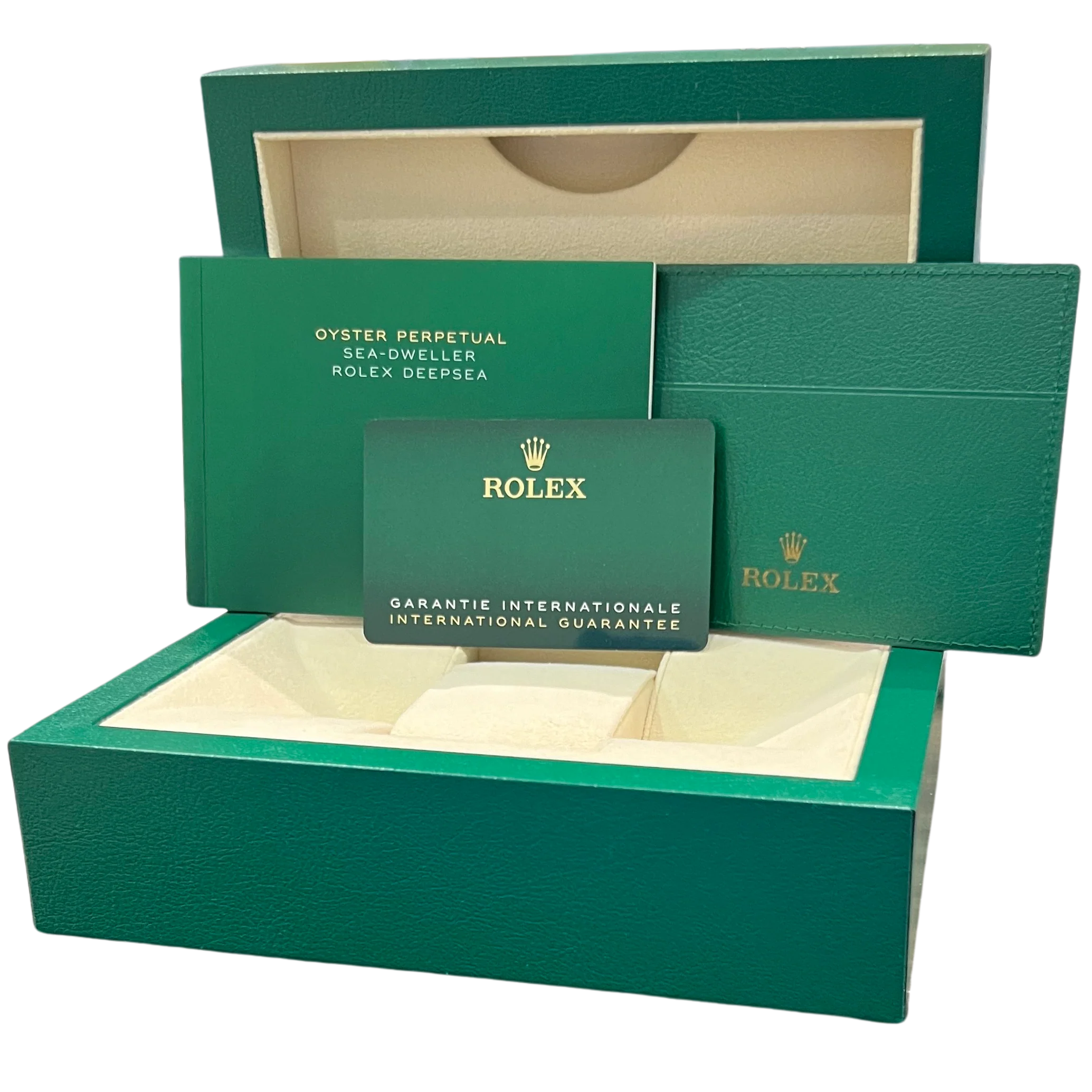 PAPERS Rolex Sea-Dweller 50th-Anniversary Red BLACK 43mm Steel 126600 BOX - Image 2