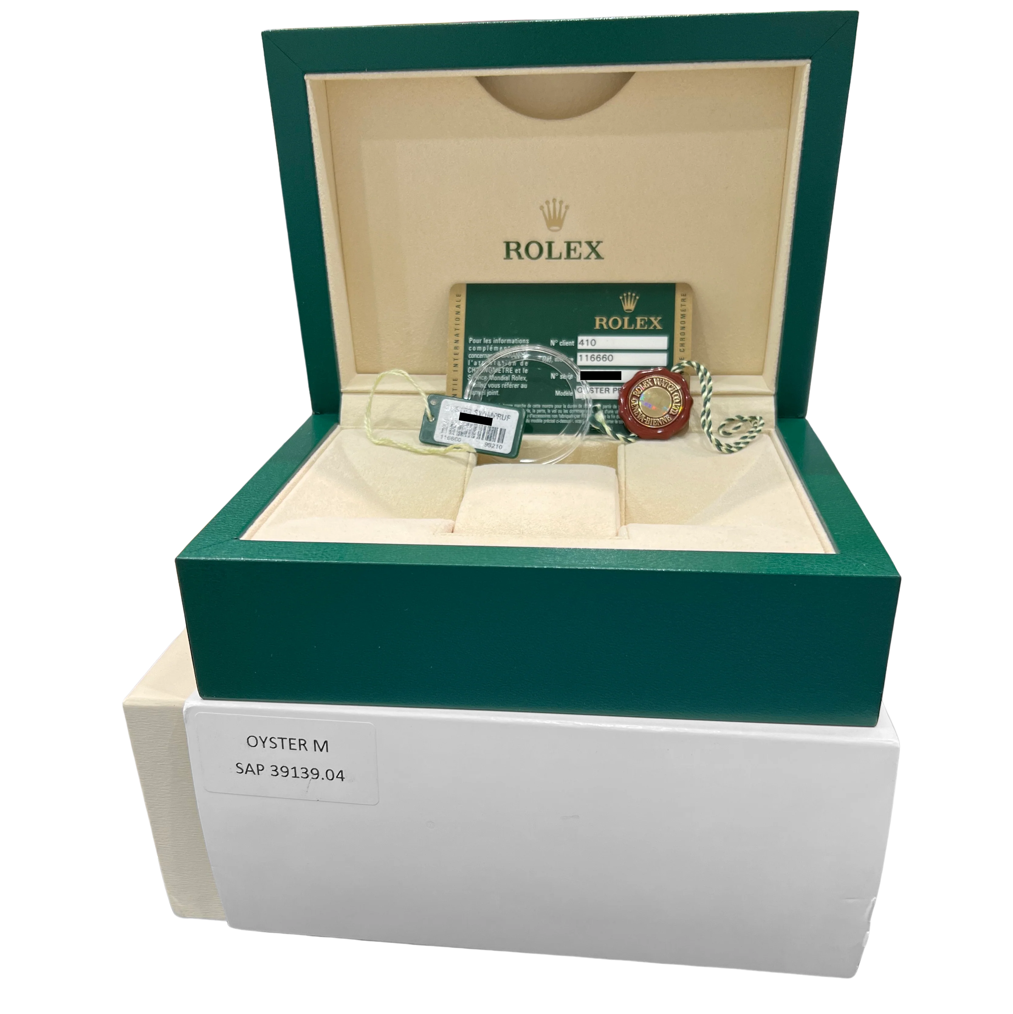 PAPERS Rolex Sea-Dweller Deepsea 116660 BLACK 44mm Ceramic Steel Dive Watch BOX - Image 2