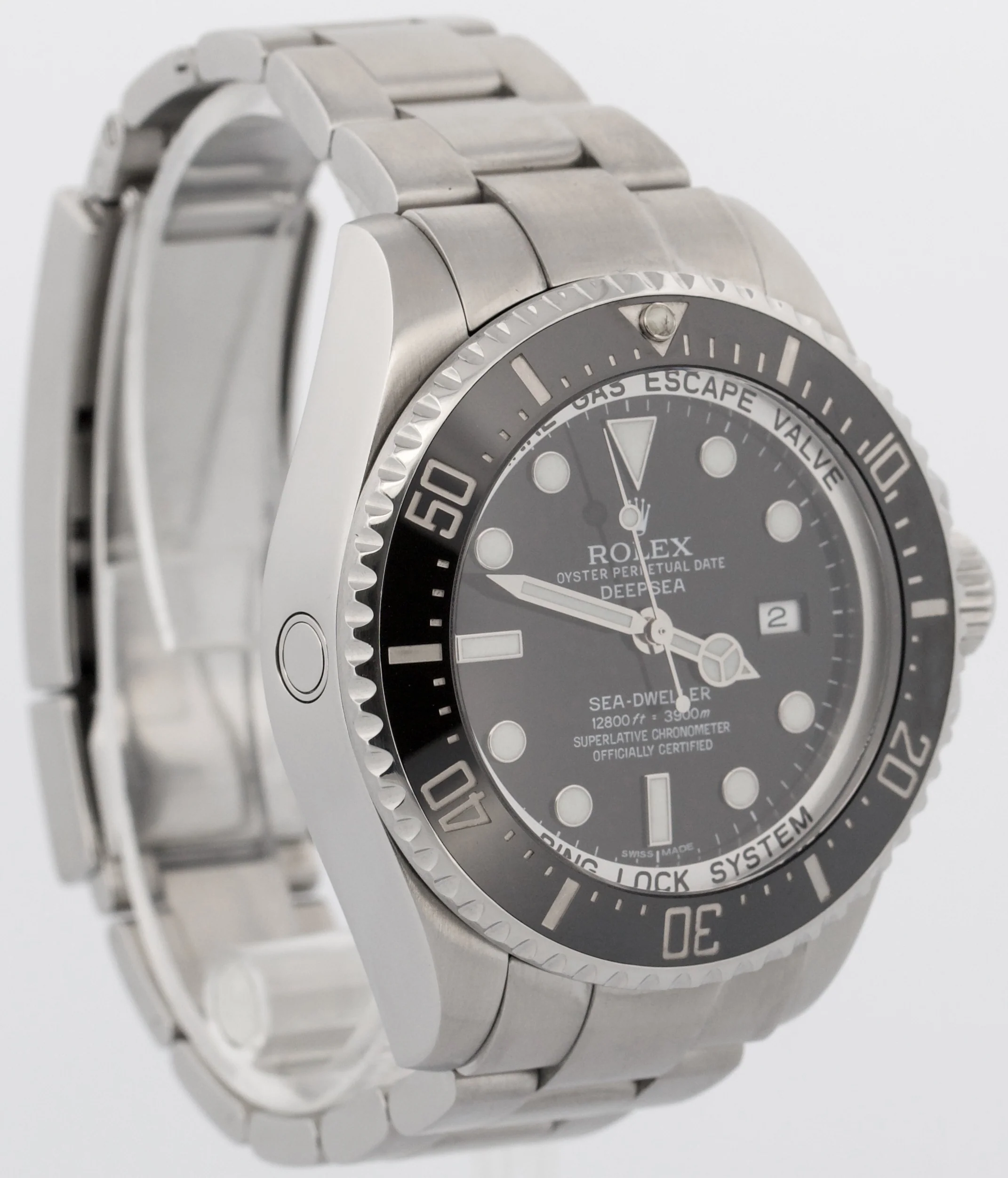 PAPERS Rolex Sea-Dweller Deepsea 116660 BLACK 44mm Ceramic Steel Dive Watch BOX - Image 3