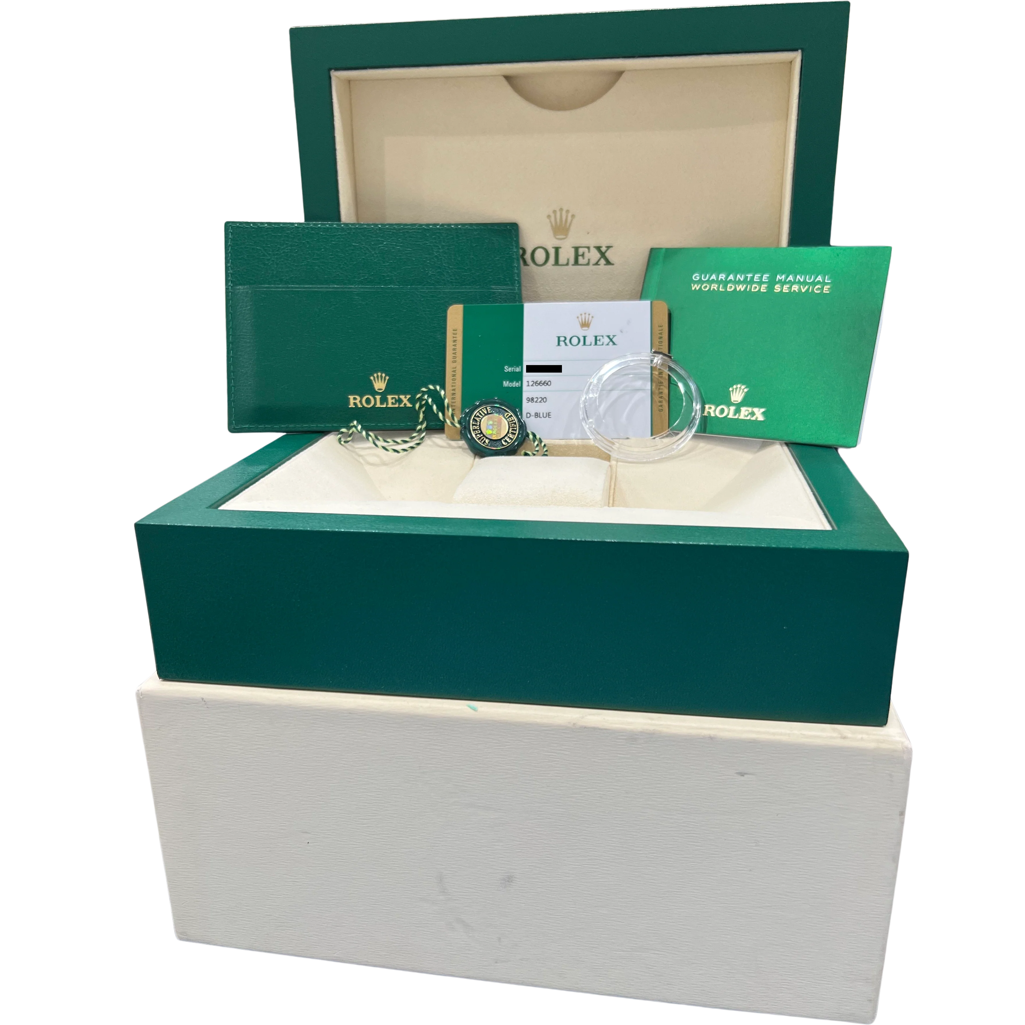 PAPERS Rolex Sea-Dweller Deepsea 126660 JAMES CAMERON Blue Steel Watch 44mm BOX - Image 2