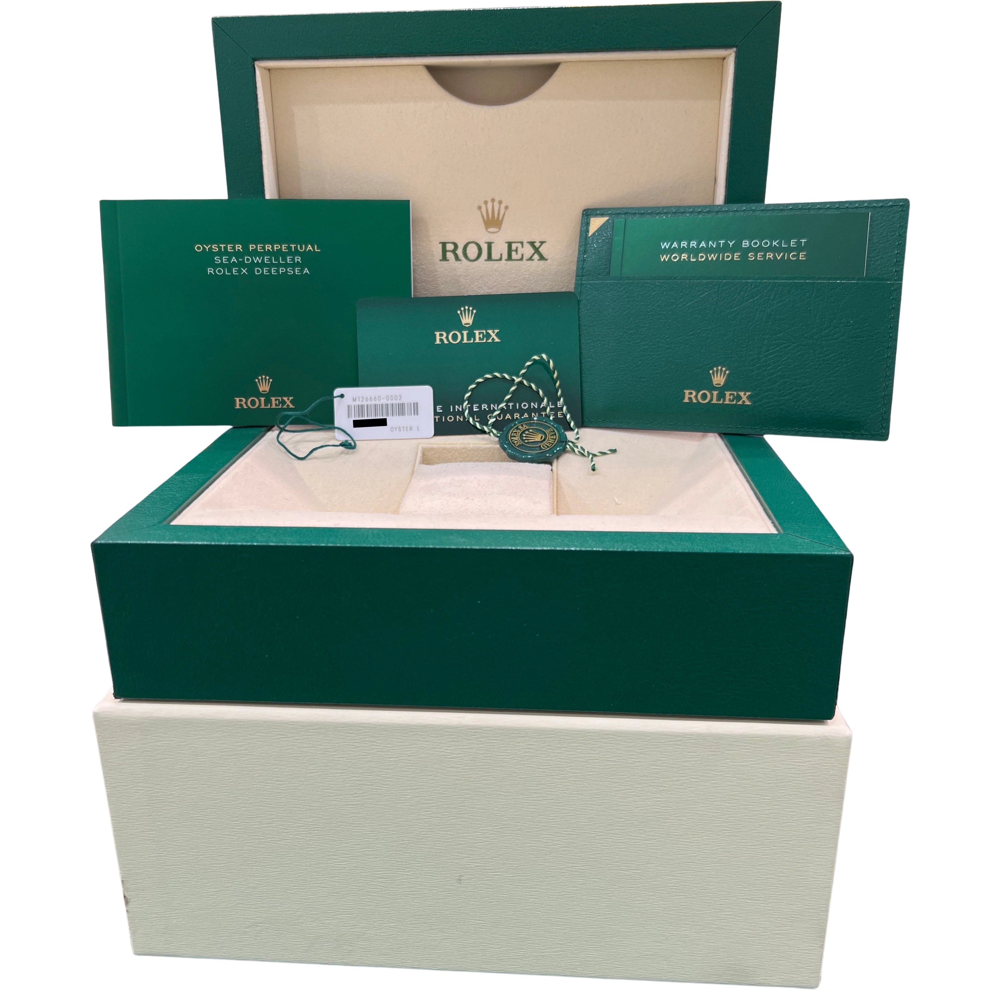 PAPERS Rolex Sea-Dweller Deepsea 126660 JAMES CAMERON Blue Steel Watch 44mm BOX - Image 2