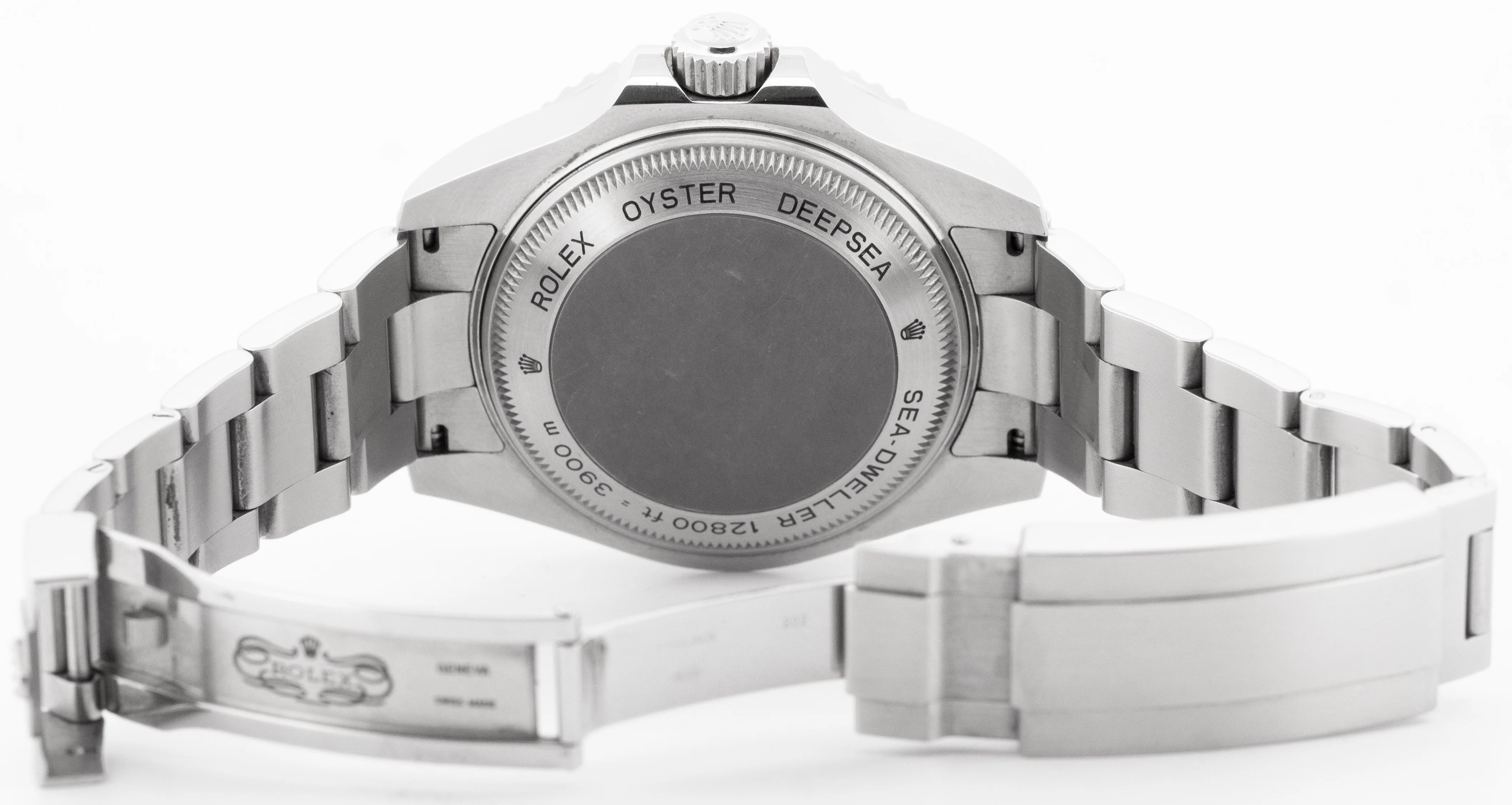 PAPERS Rolex Sea-Dweller Deepsea 44mm BLACK Ceramic Steel Dive Watch 116660 BOX - Image 9