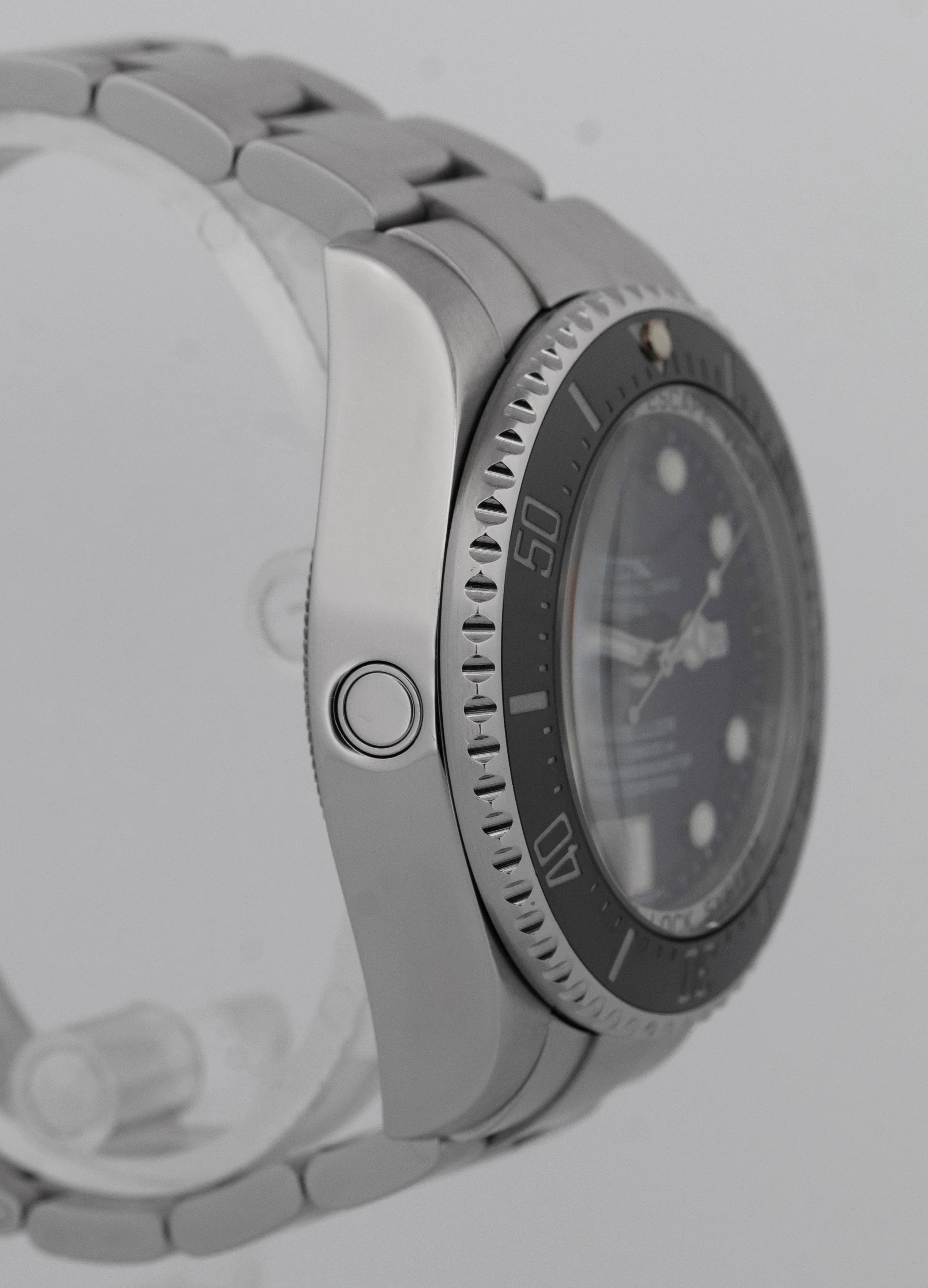 PAPERS Rolex Sea-Dweller Deepsea 44mm BLACK Steel Dive Ceramic Watch 116660 BOX - Image 3