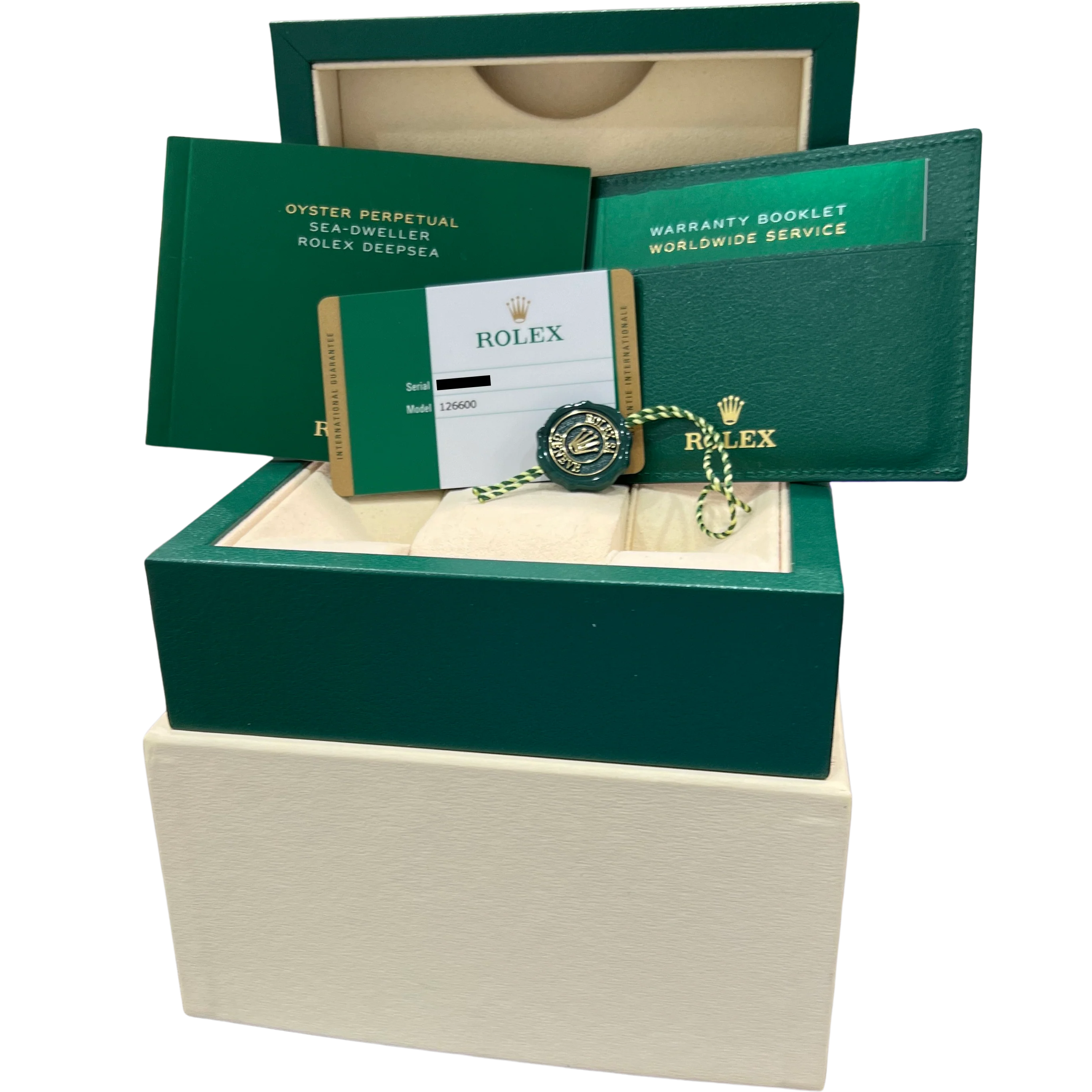 PAPERS Rolex Sea-Dweller Mark II 50th-Anniversary Red Steel 43mm 126600 BOX - Image 2