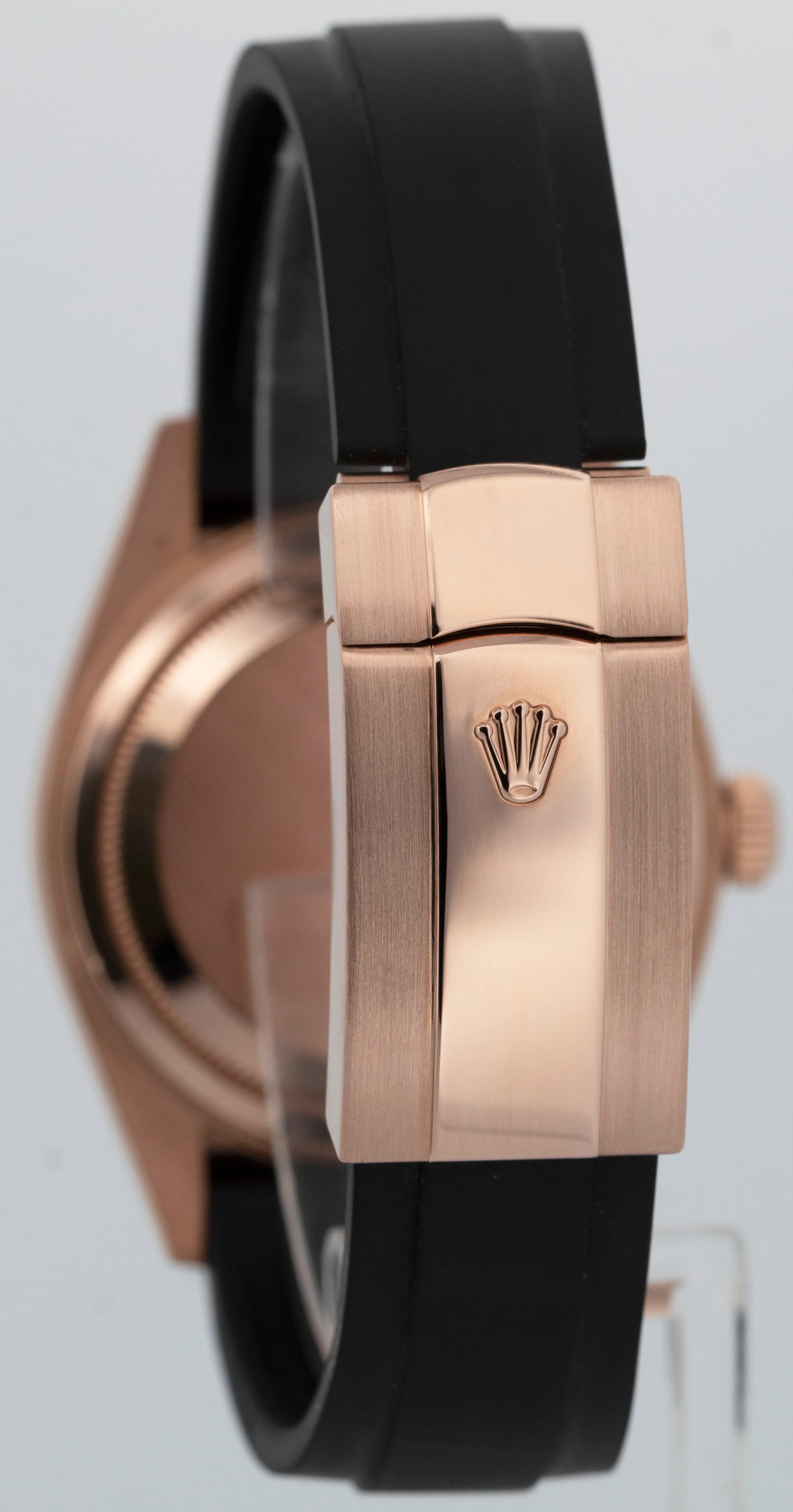 PAPERS Rolex Sky-Dweller 336235 Chocolate Oysterflex 18K Rose Gold Watch BOX - Image 5