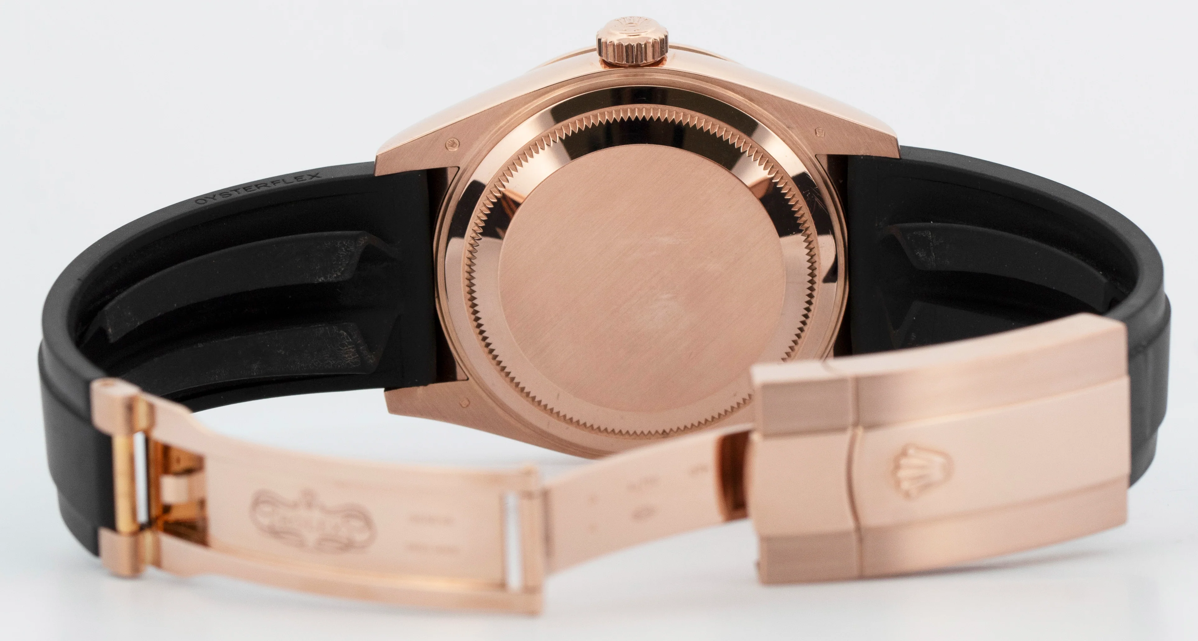PAPERS Rolex Sky-Dweller 336235 Chocolate Oysterflex 18K Rose Gold Watch BOX - Image 6