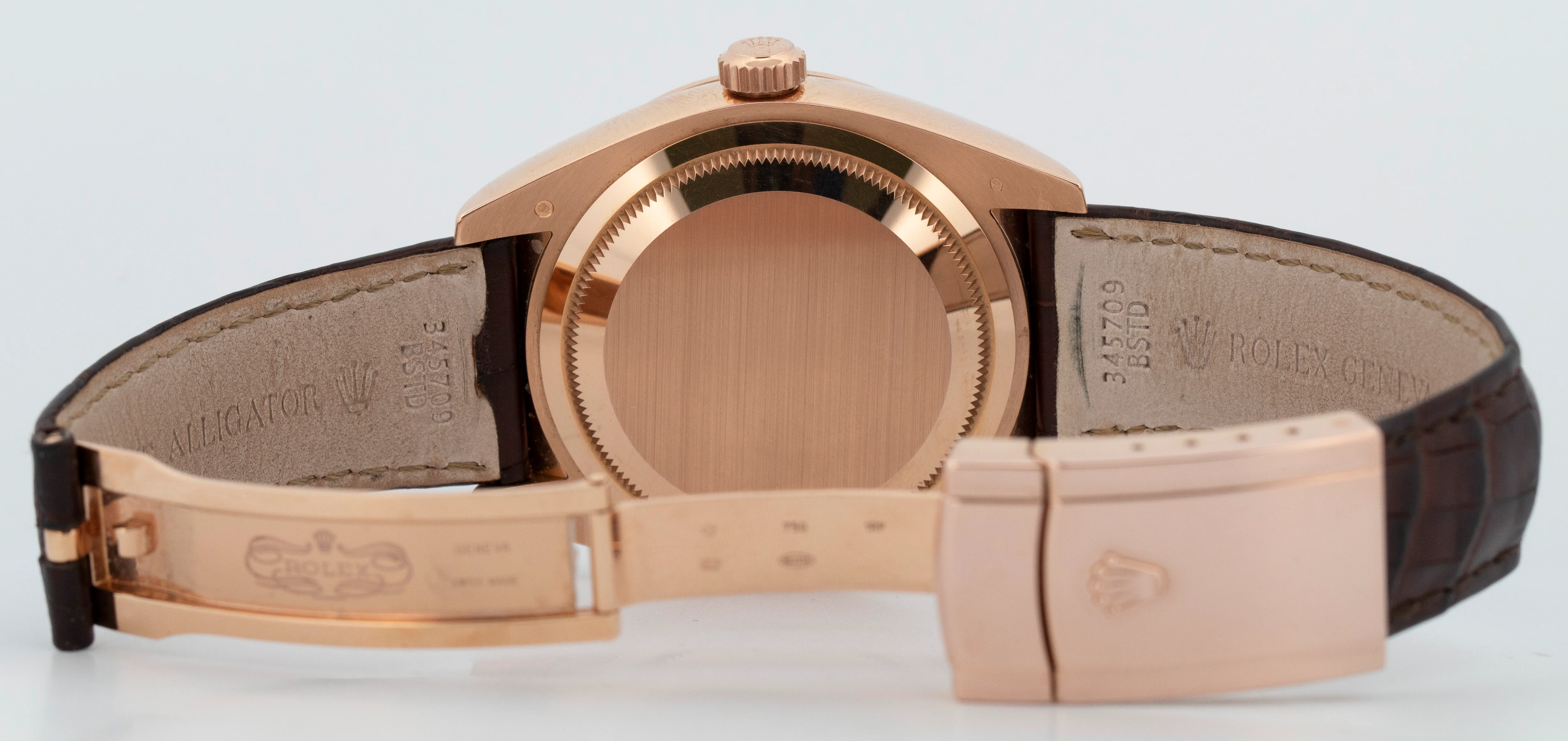 PAPERS Rolex Sky-Dweller White 42mm 18K Rose Gold Fluted Date Watch 326135 BOX - Image 6