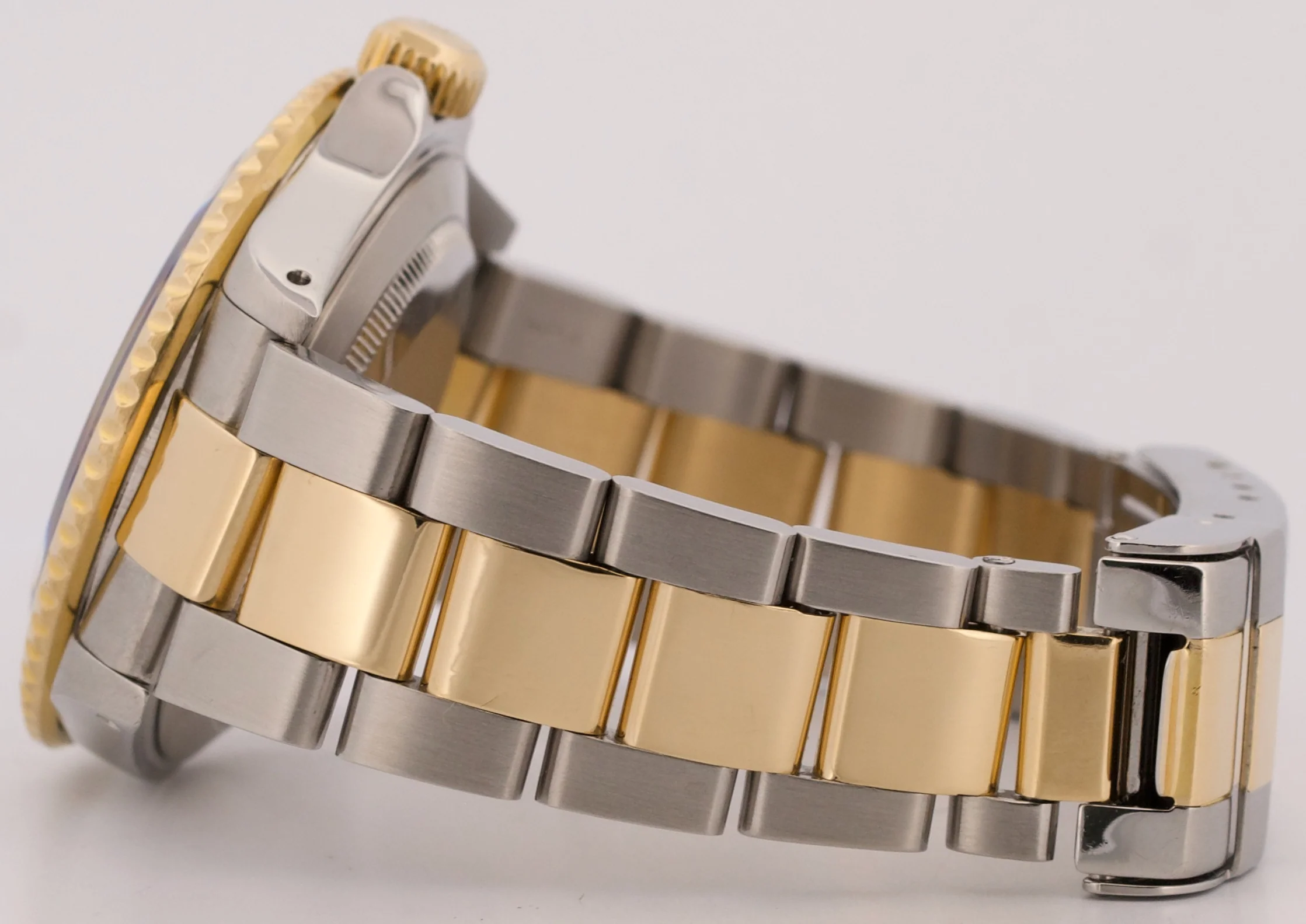 PAPERS Rolex Submariner 40mm BLUE 18K Yellow GOLD BUCKLE Stainless 16613 BOX - Image 7