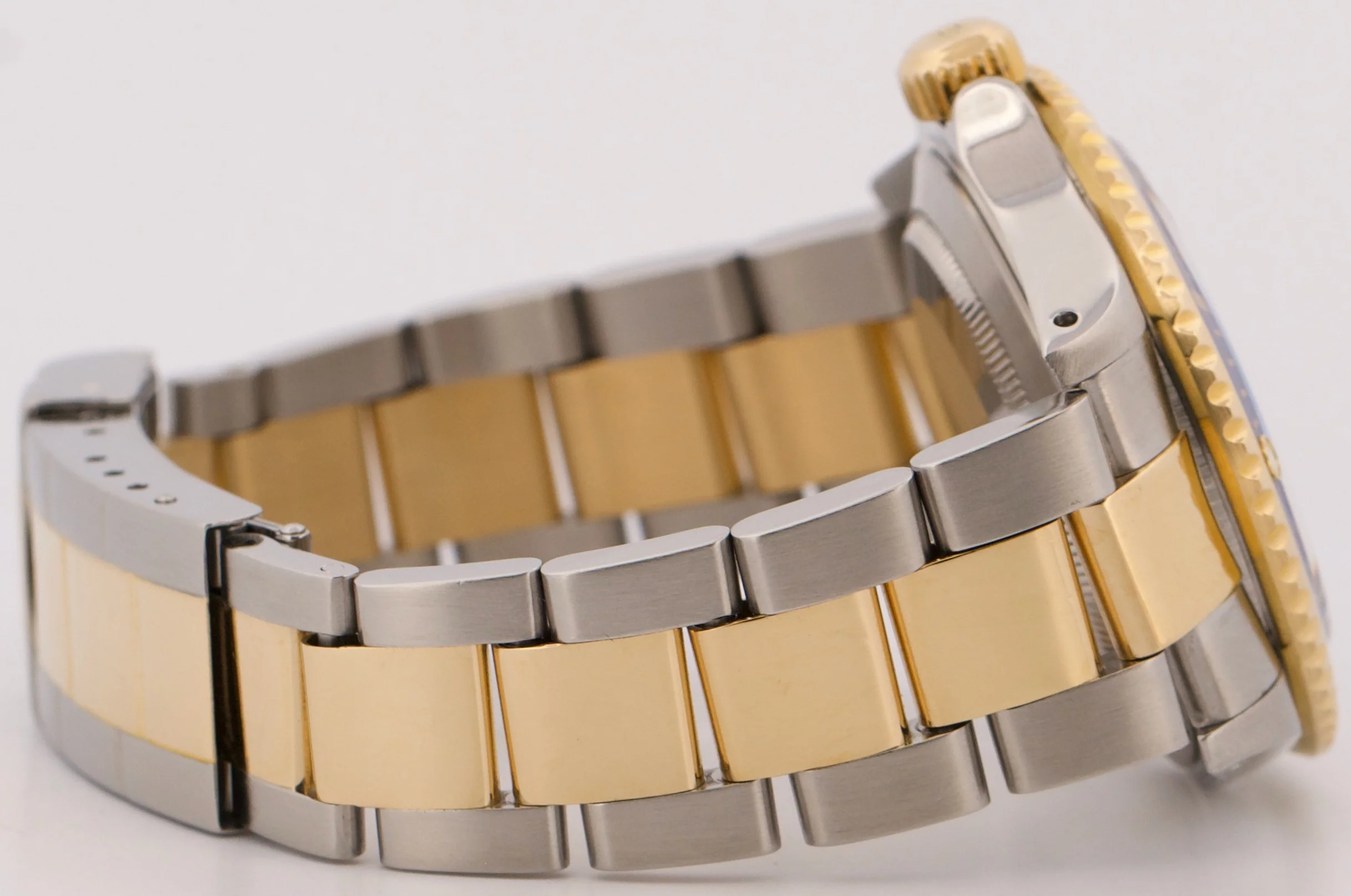 PAPERS Rolex Submariner 40mm BLUE 18K Yellow GOLD BUCKLE Stainless 16613 BOX - Image 8
