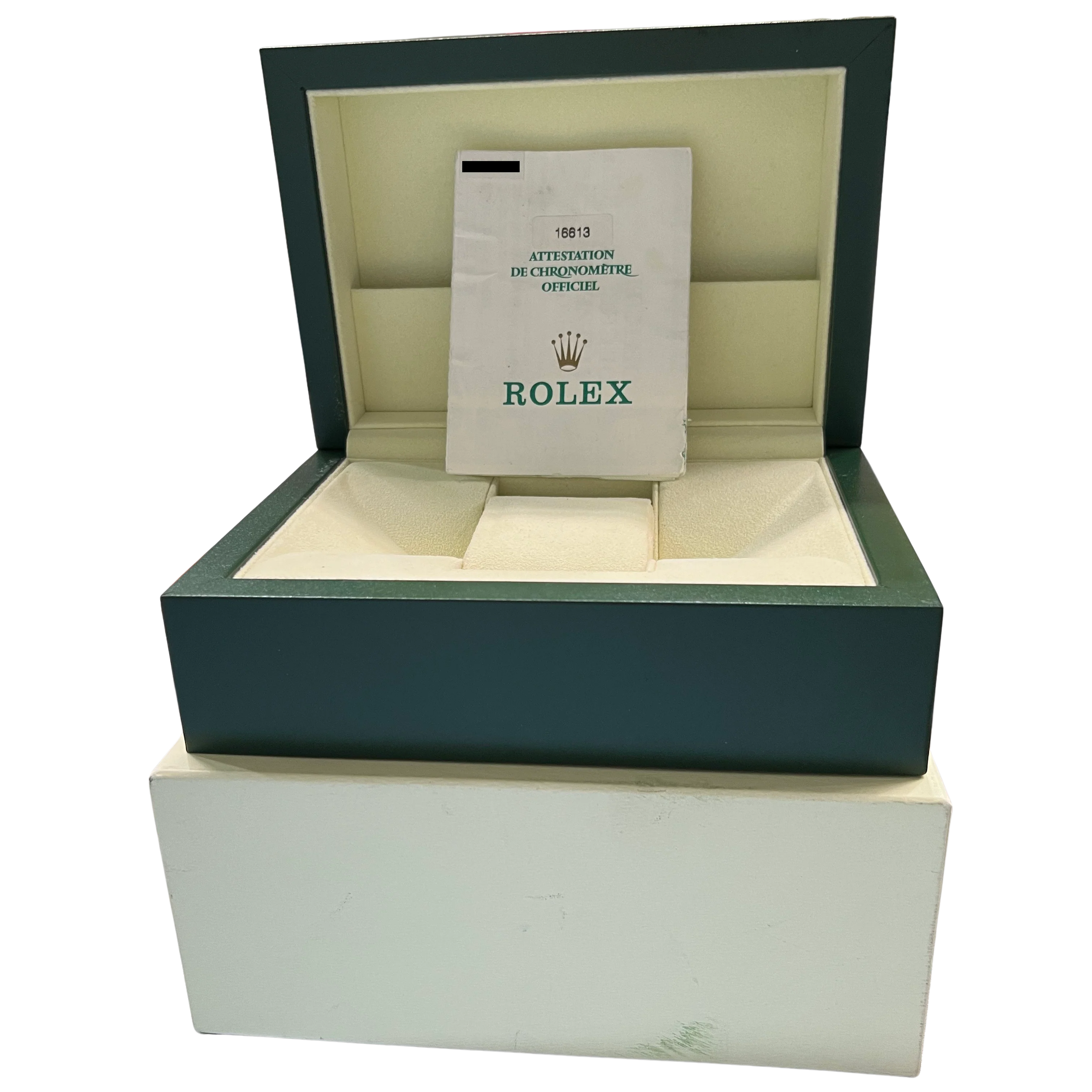 PAPERS Rolex Submariner 40mm BLUE Two-Tone 18K Gold Steel GOLD BUCKLE 16613 BOX - Image 2