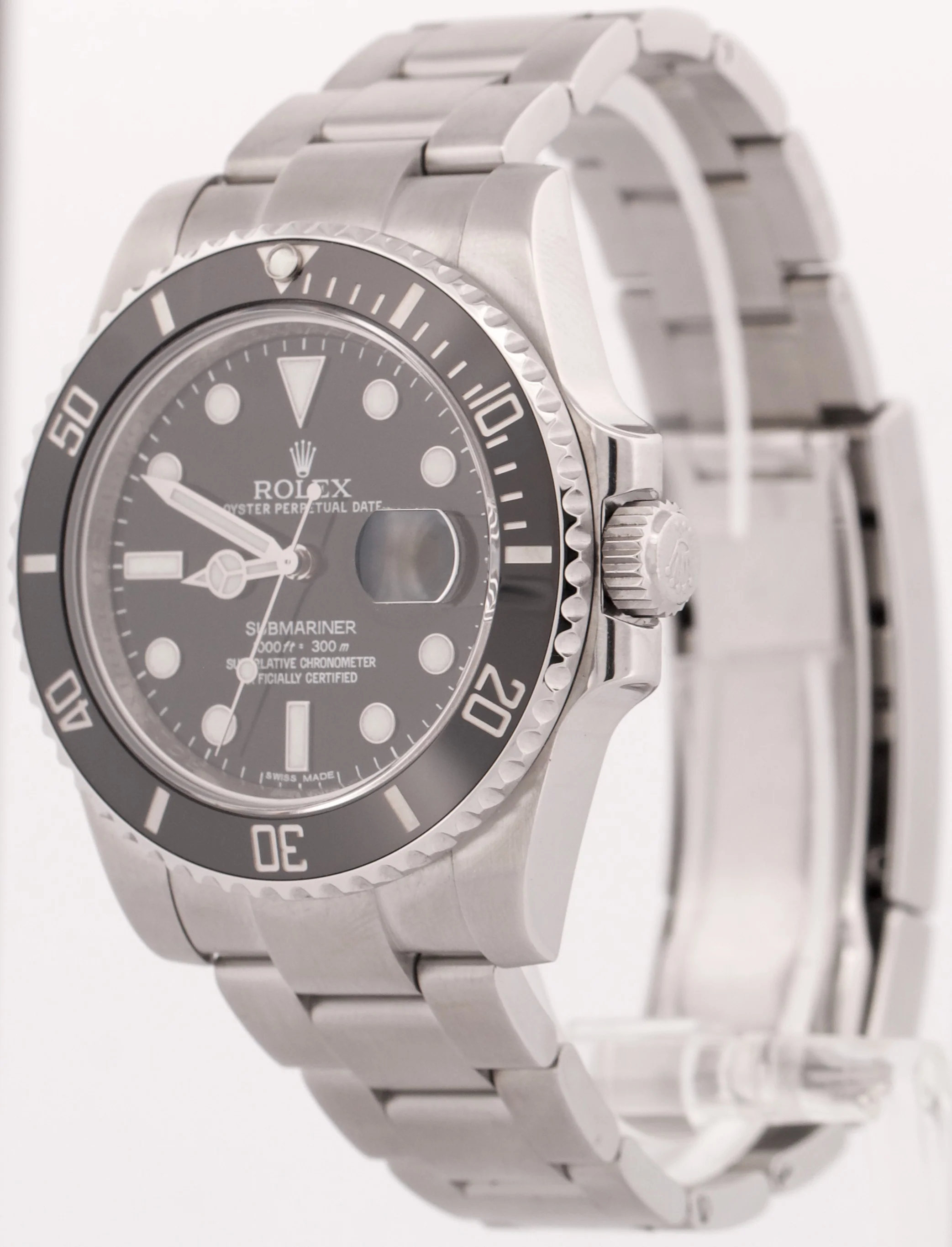 PAPERS Rolex Submariner Date Black Stainless Ceramic 40mm 116610 LN Watch BOX - Image 3