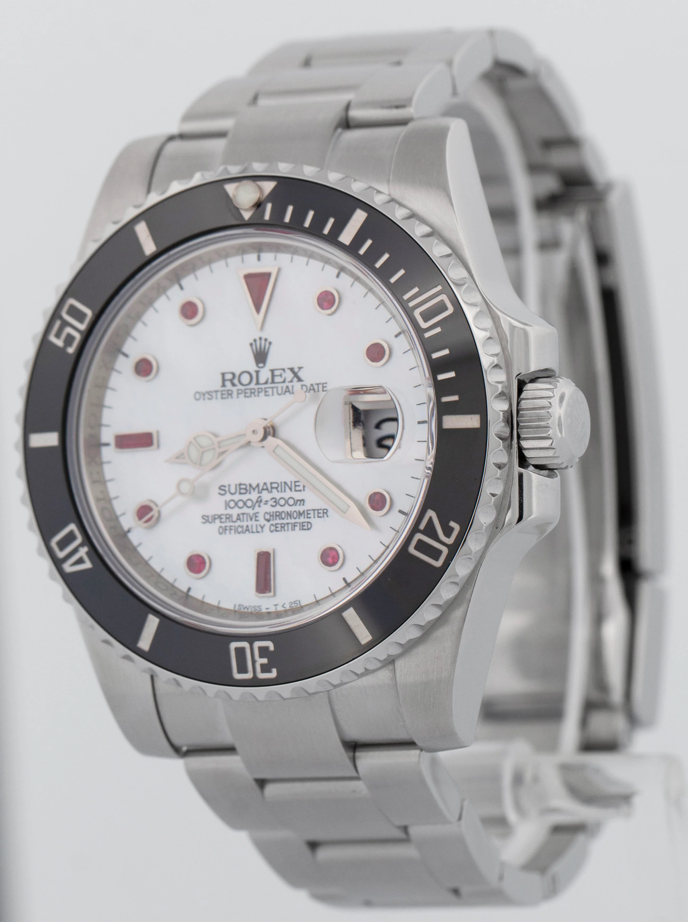 PAPERS Rolex Submariner Date MOP RUBY Ceramic Stainless 40mm 116610 LN BOX - Image 3