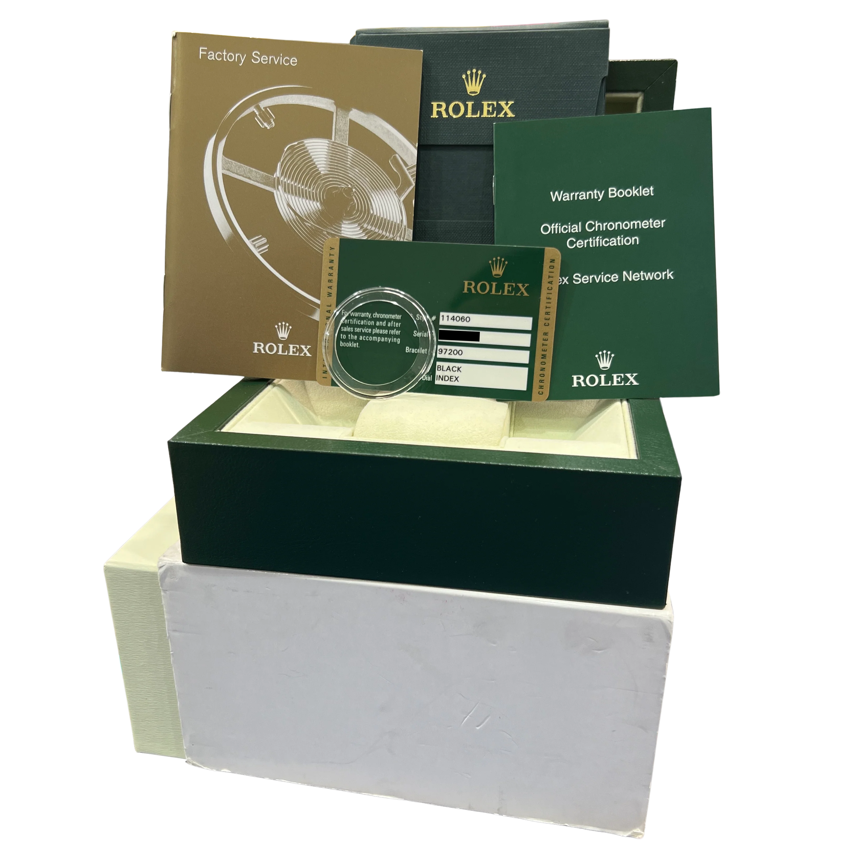PAPERS Rolex Submariner No-Date BLACK Ceramic 40mm Stainless Steel 114060 LN BOX - Image 2